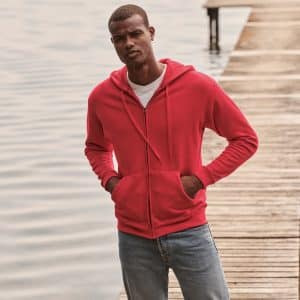 Visuel Sweat-shirt homme zippé capuche Classic (62-062-0)
