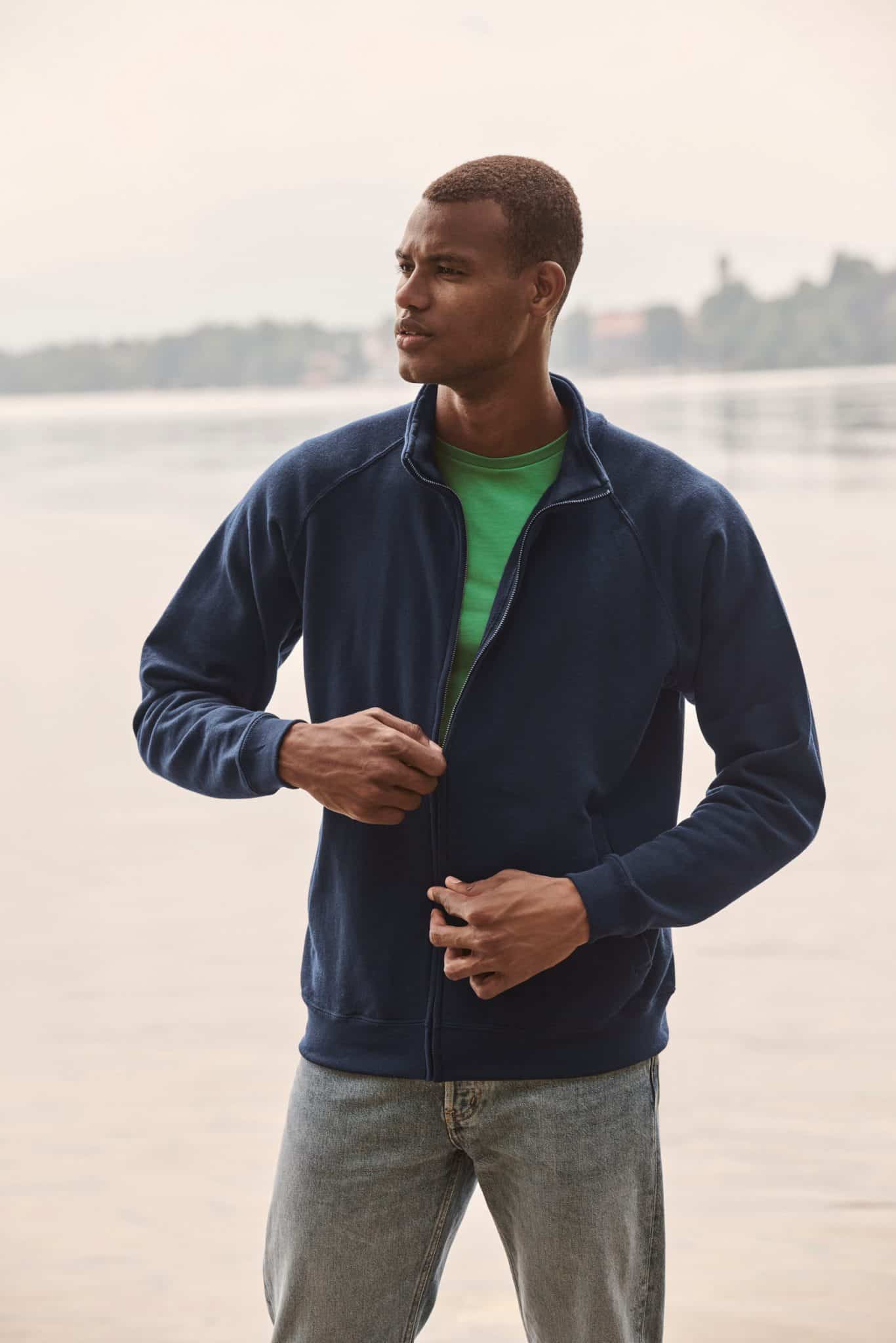 Miniature 1 pour Veste homme molleton zippée Classic (62-230-0)