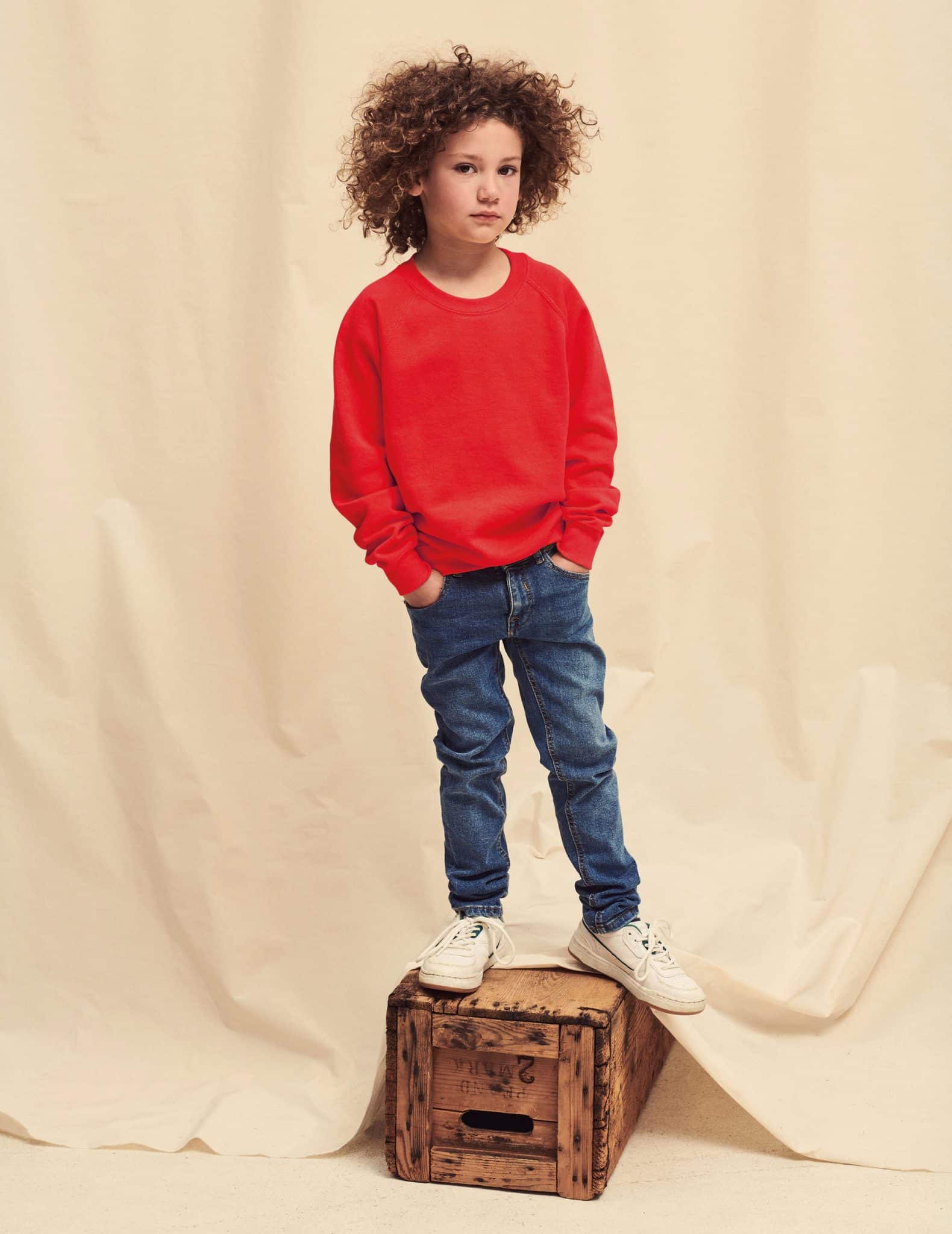 Miniature 1 pour Sweat-shirt enfant manches raglan (62-039-0)