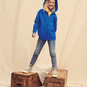 Visuel Sweat-shirt enfant zippé capuche Classic (62-045-0)