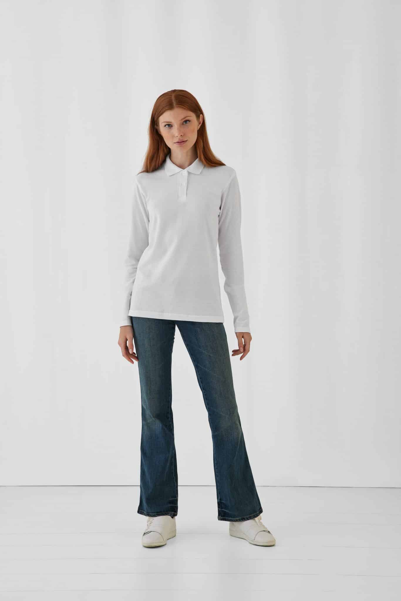 Miniature 1 pour Polo femme ID.001 manches longues