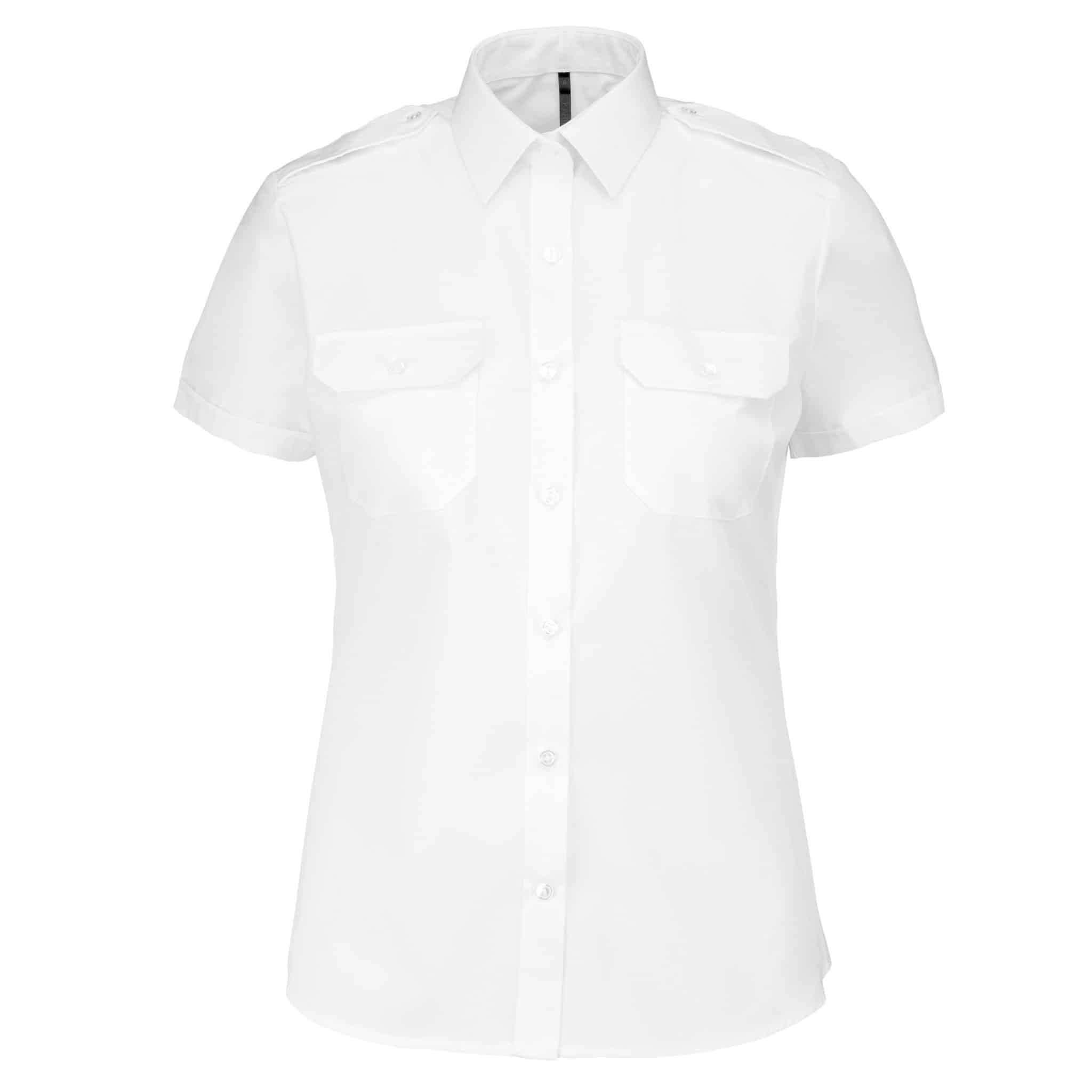 Miniature 13 pour Chemise pilote manches courtes femme
