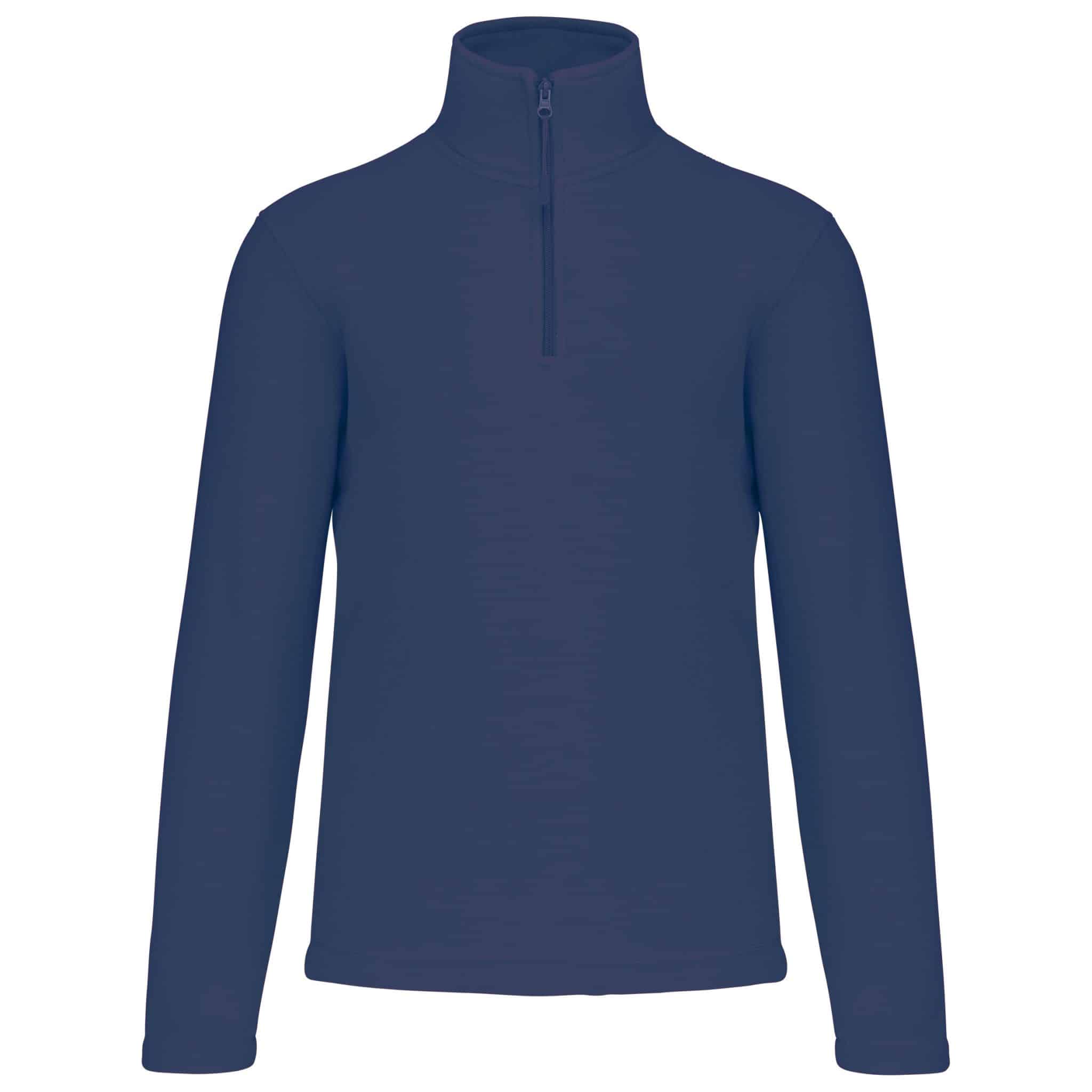 Miniature 15 pour Enzo > Micropolaire col zippé homme