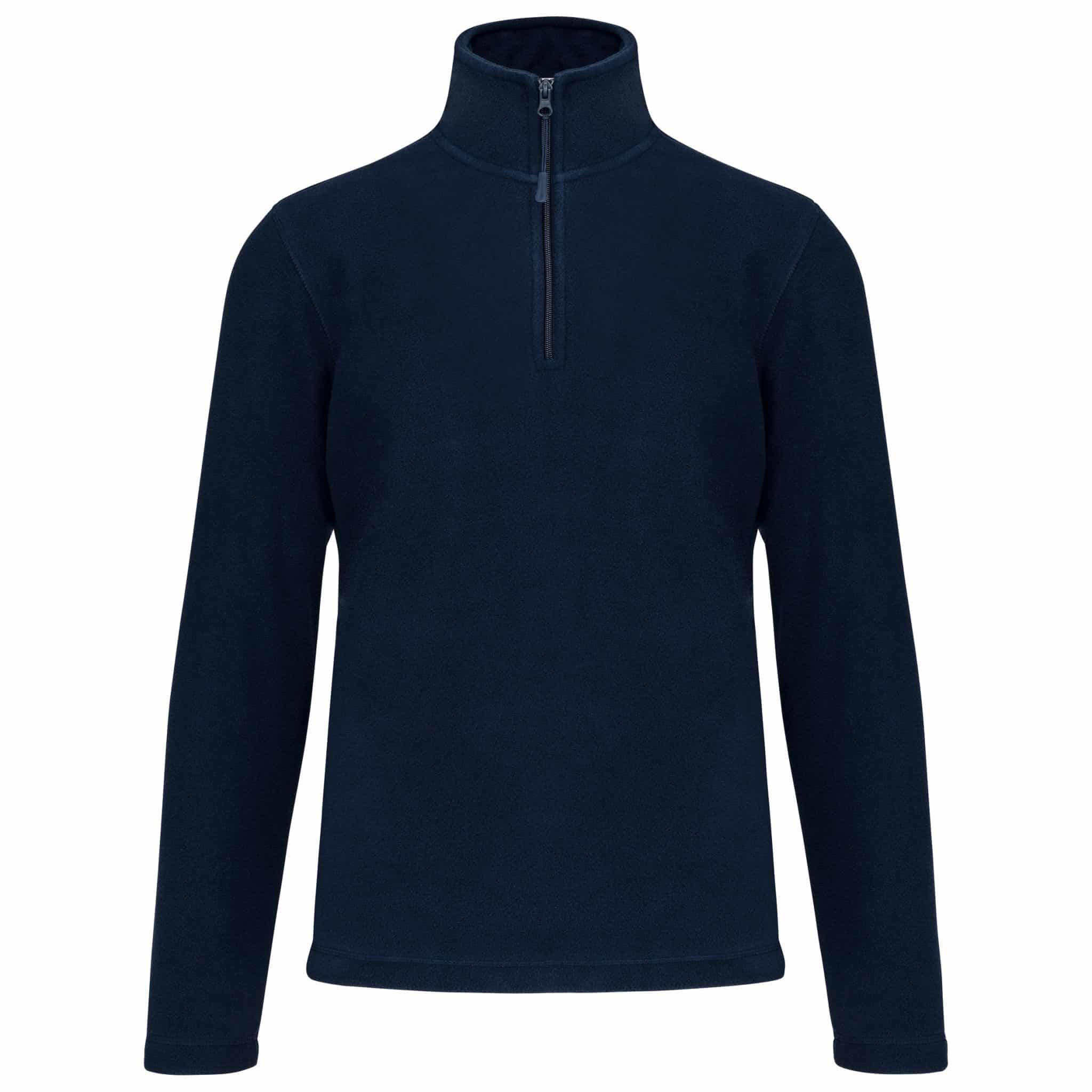 Miniature 22 pour Enzo > Micropolaire col zippé homme