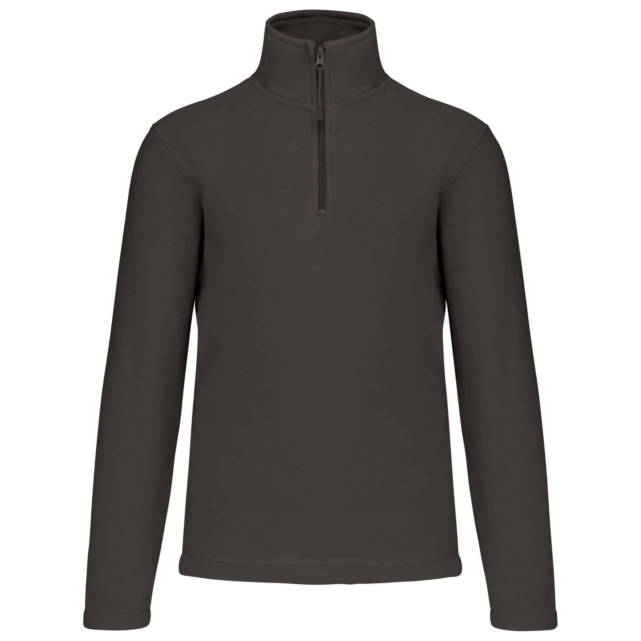 Miniature 14 pour Enzo > Micropolaire col zippé homme