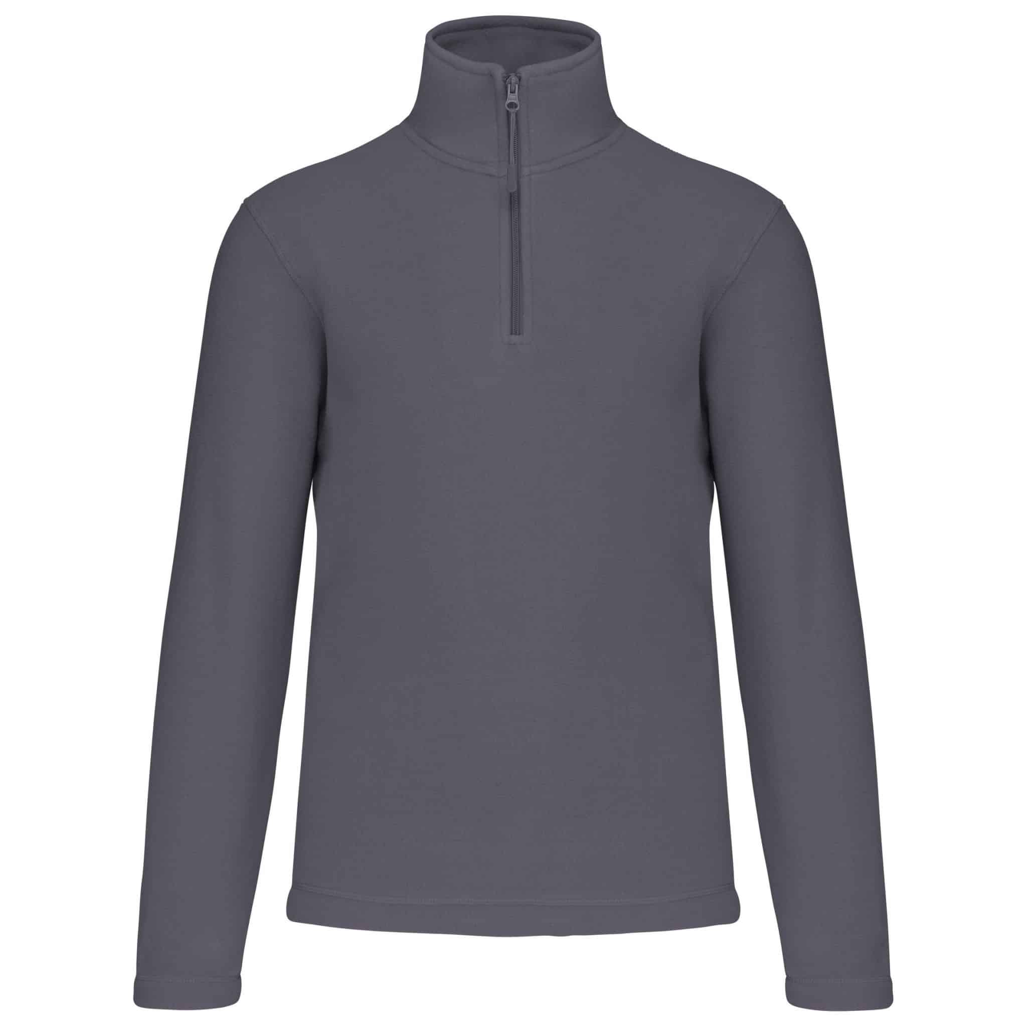 Miniature 13 pour Enzo > Micropolaire col zippé homme