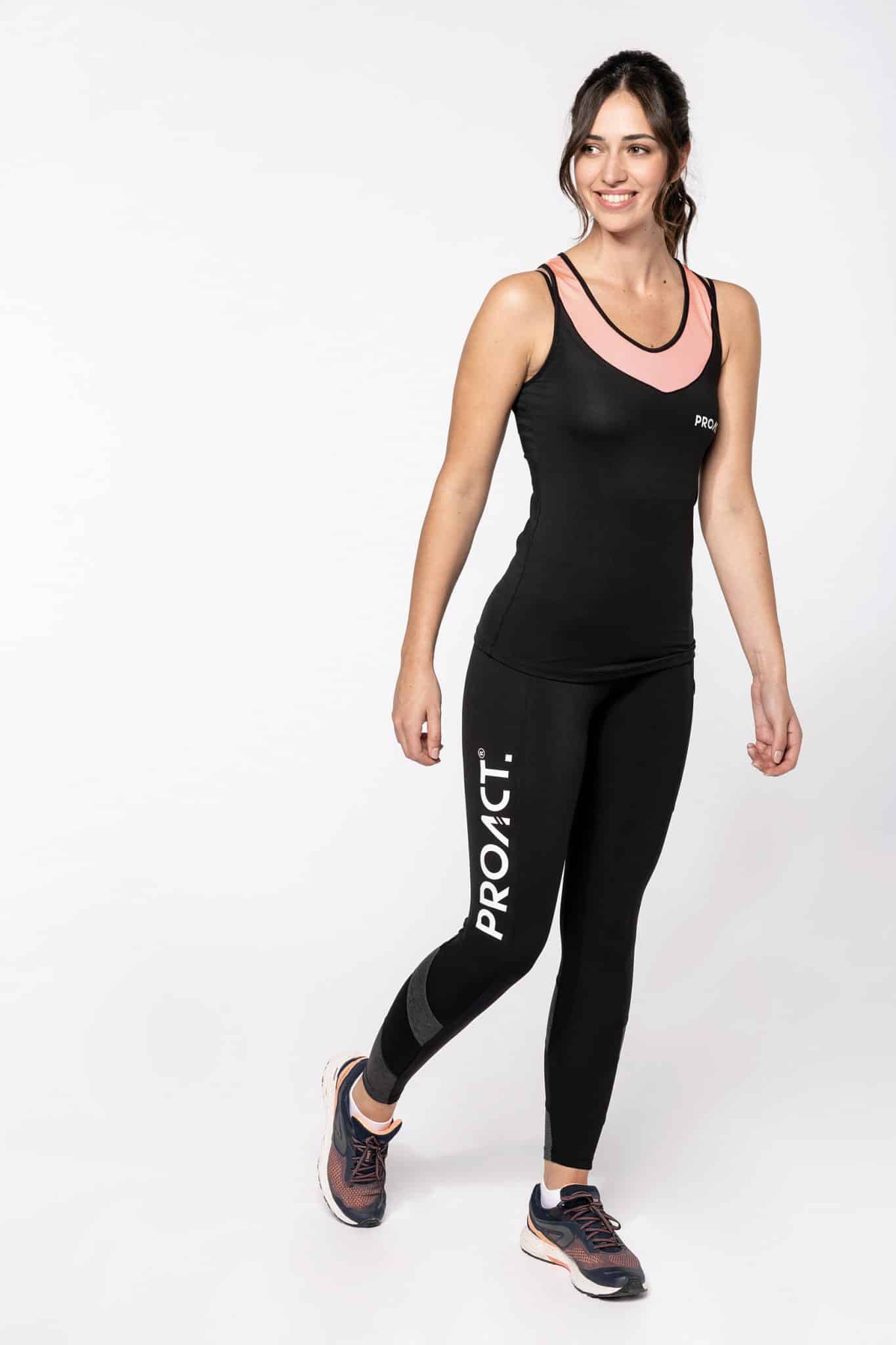 Miniature 3 pour Legging de padel bicolore femme
