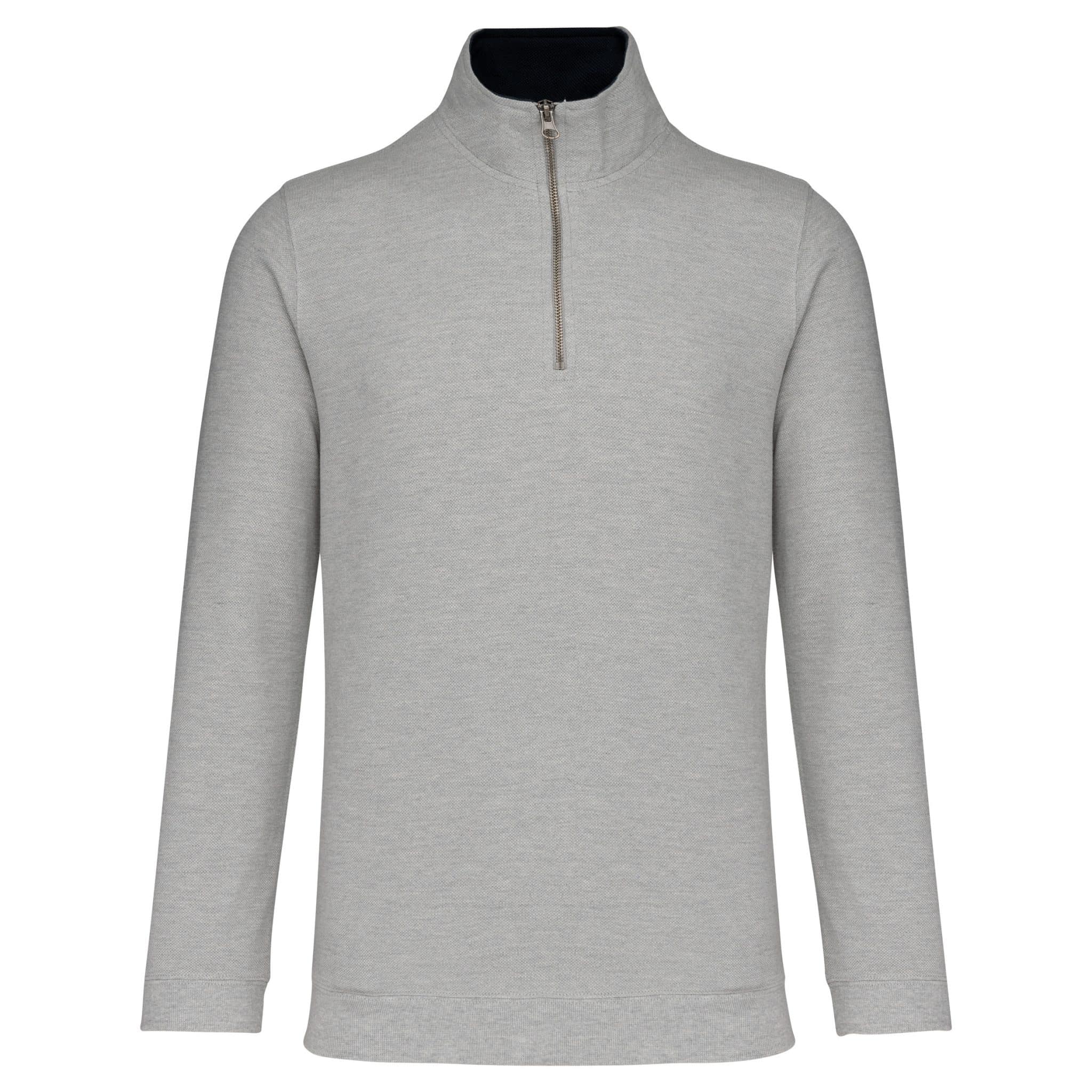 Miniature 8 pour Trucker > sweat-shirt piqué col zippé homme