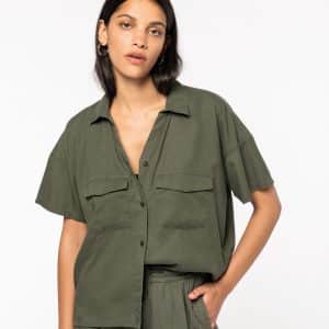 Visuel Chemise écoresponsable oversize en lyocell femme