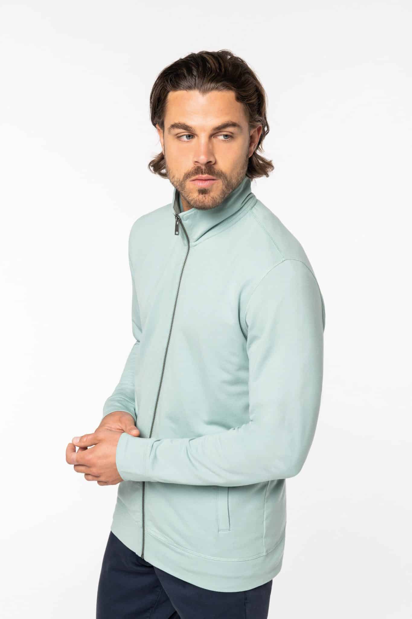 Miniature 9 pour Sweat-shirt écoresponsable zippé en modal homme