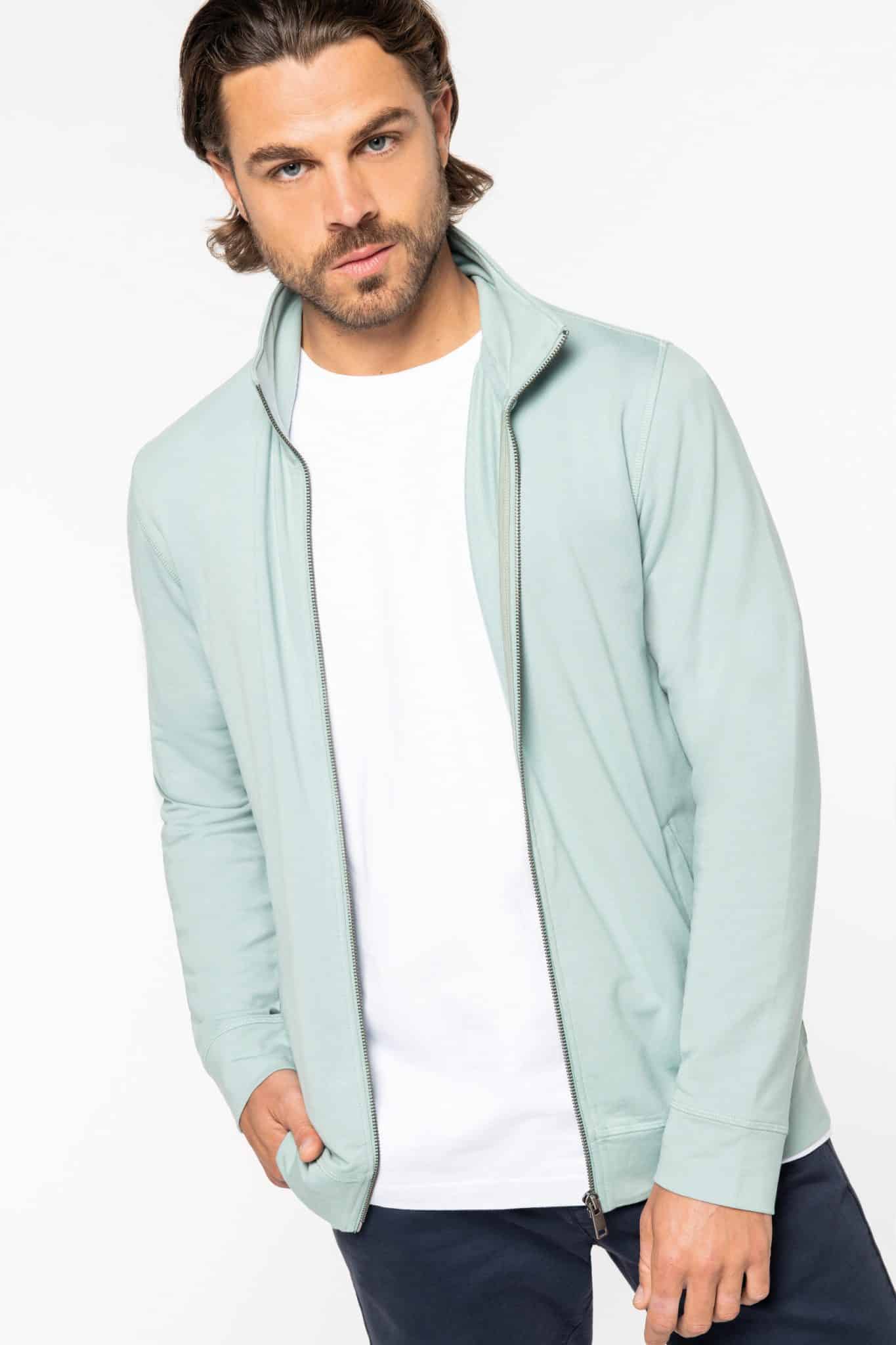 Miniature 7 pour Sweat-shirt écoresponsable zippé en modal homme