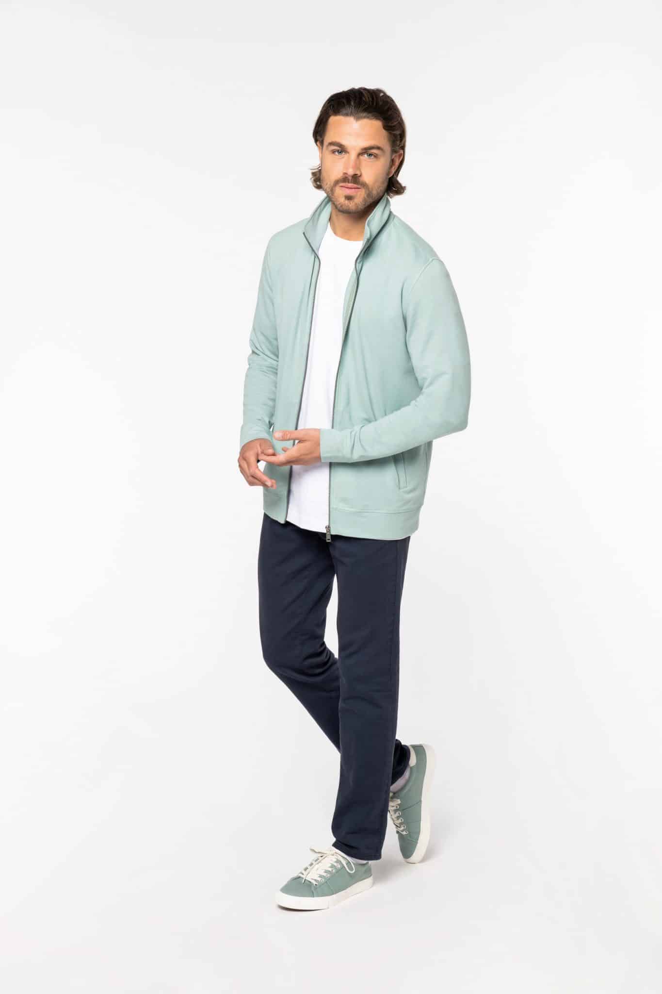 Miniature 8 pour Sweat-shirt écoresponsable zippé en modal homme