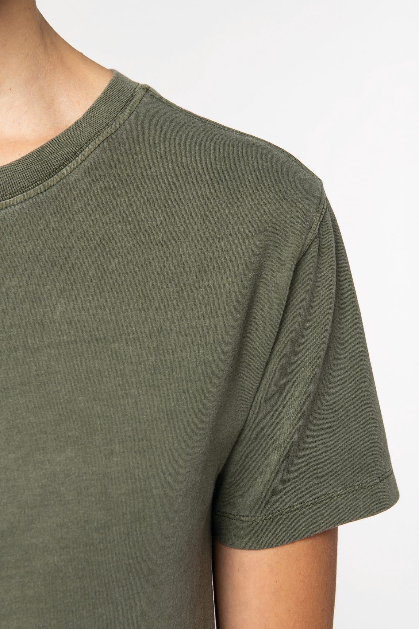 Miniature 6 pour T-shirt écoresponsable délavé femme
