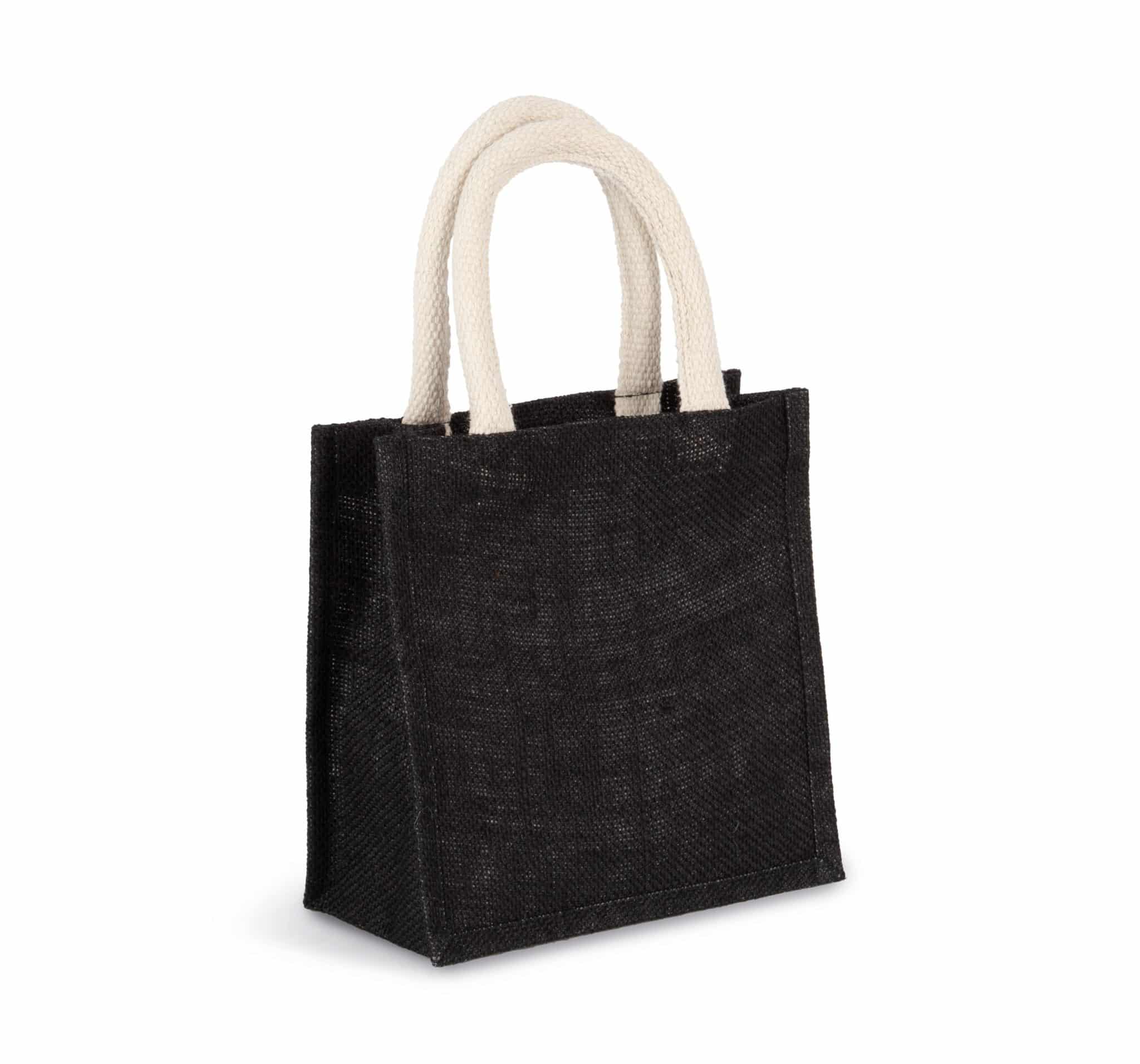 Miniature 5 pour Sac style cabas en toile de jute - petit modèle