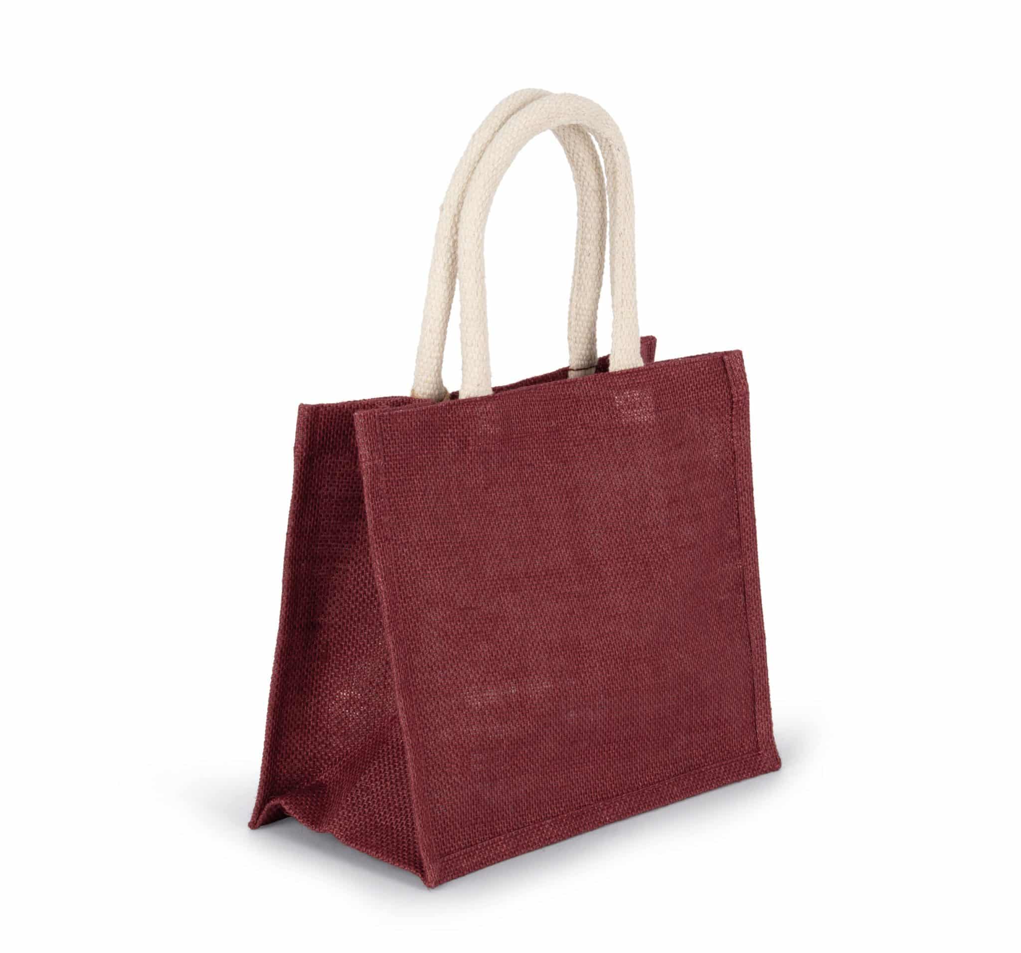 Miniature 9 pour Sac style cabas en toile de jute - modèle moyen