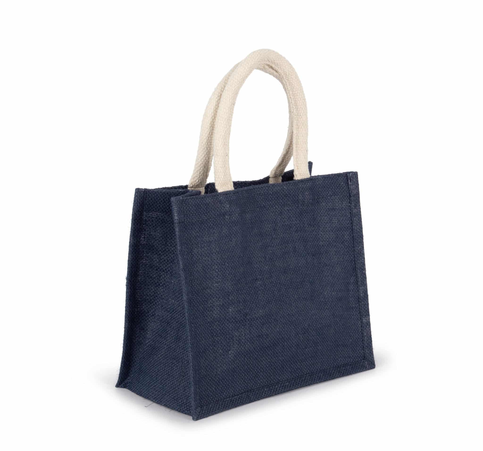 Miniature 10 pour Sac style cabas en toile de jute - modèle moyen