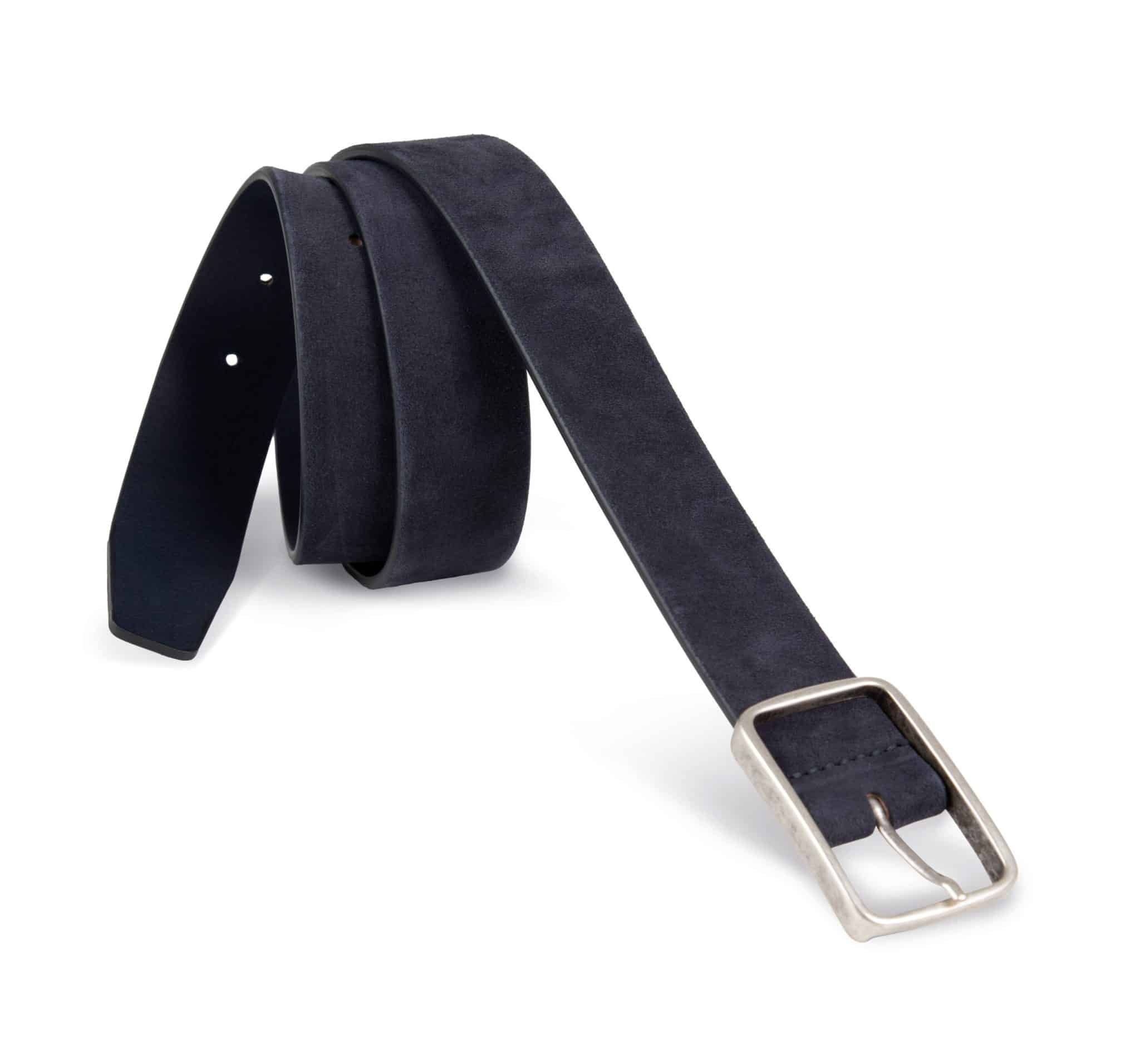 Miniature 8 pour Ceinture cuir  velours homme