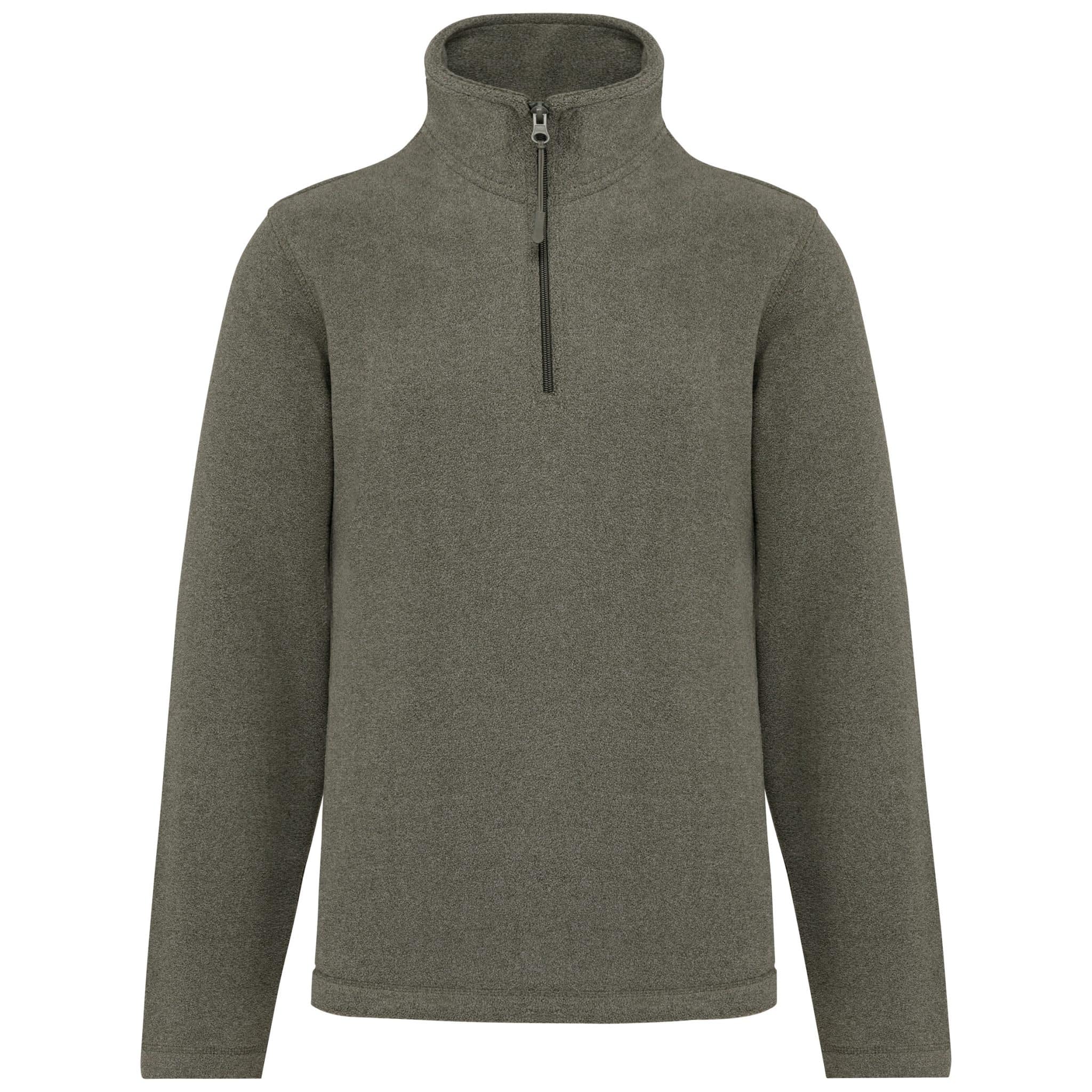 Miniature 18 pour Enzo > Micropolaire col zippé homme
