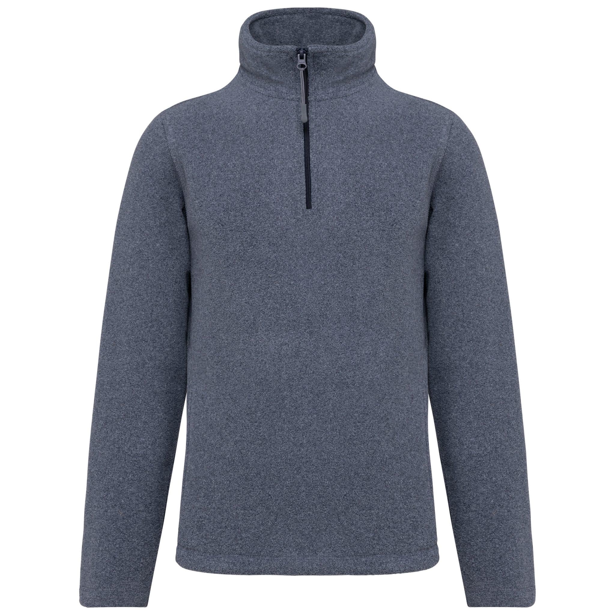 Miniature 17 pour Enzo > Micropolaire col zippé homme