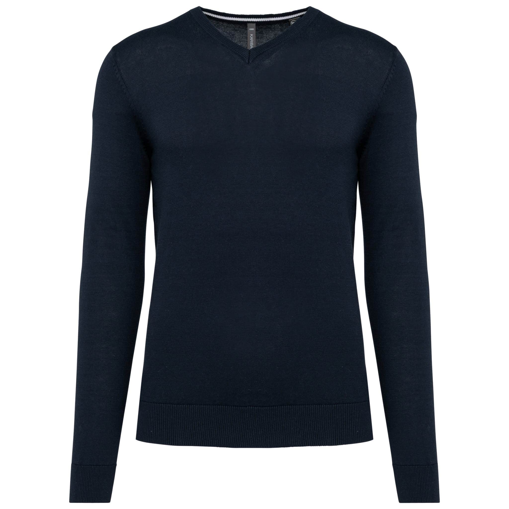 Miniature 10 pour Pull col en V écoresponsable homme