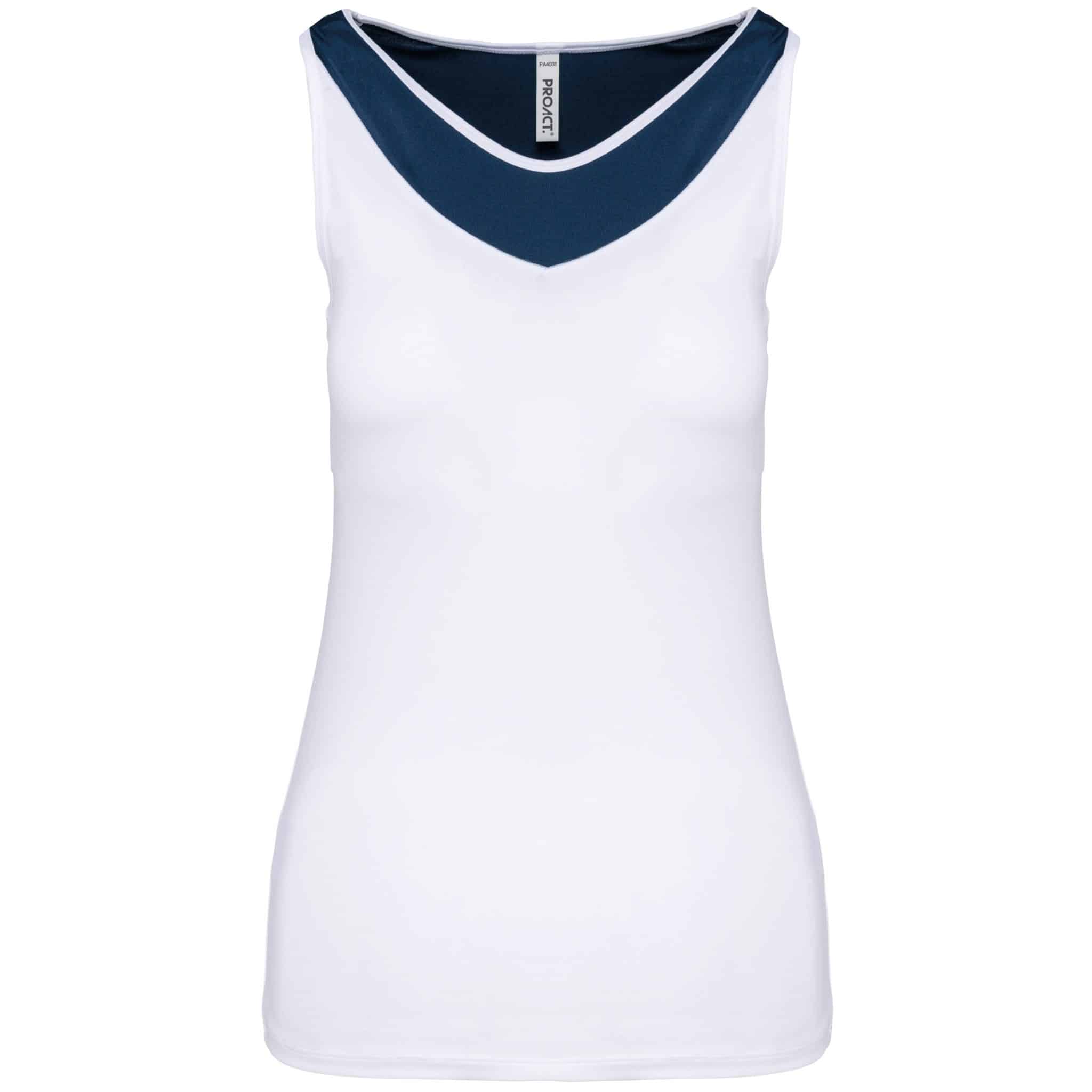 Miniature 11 pour Débardeur de padel bicolore femme