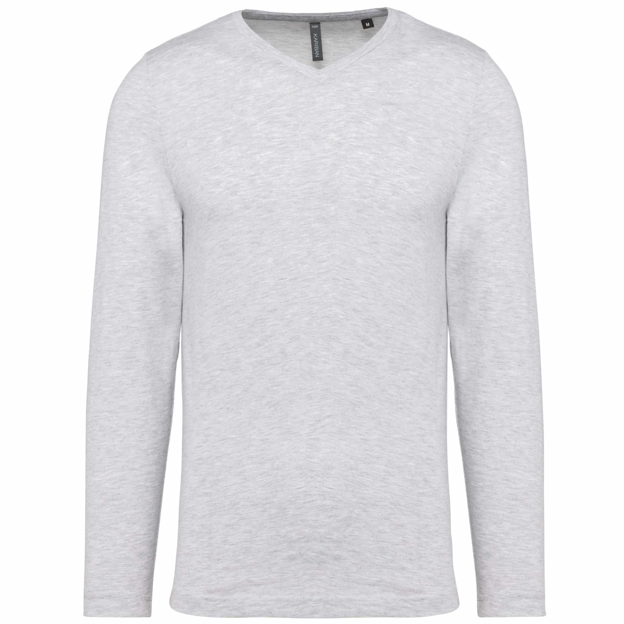 Miniature 7 pour T-shirt col V manches longues