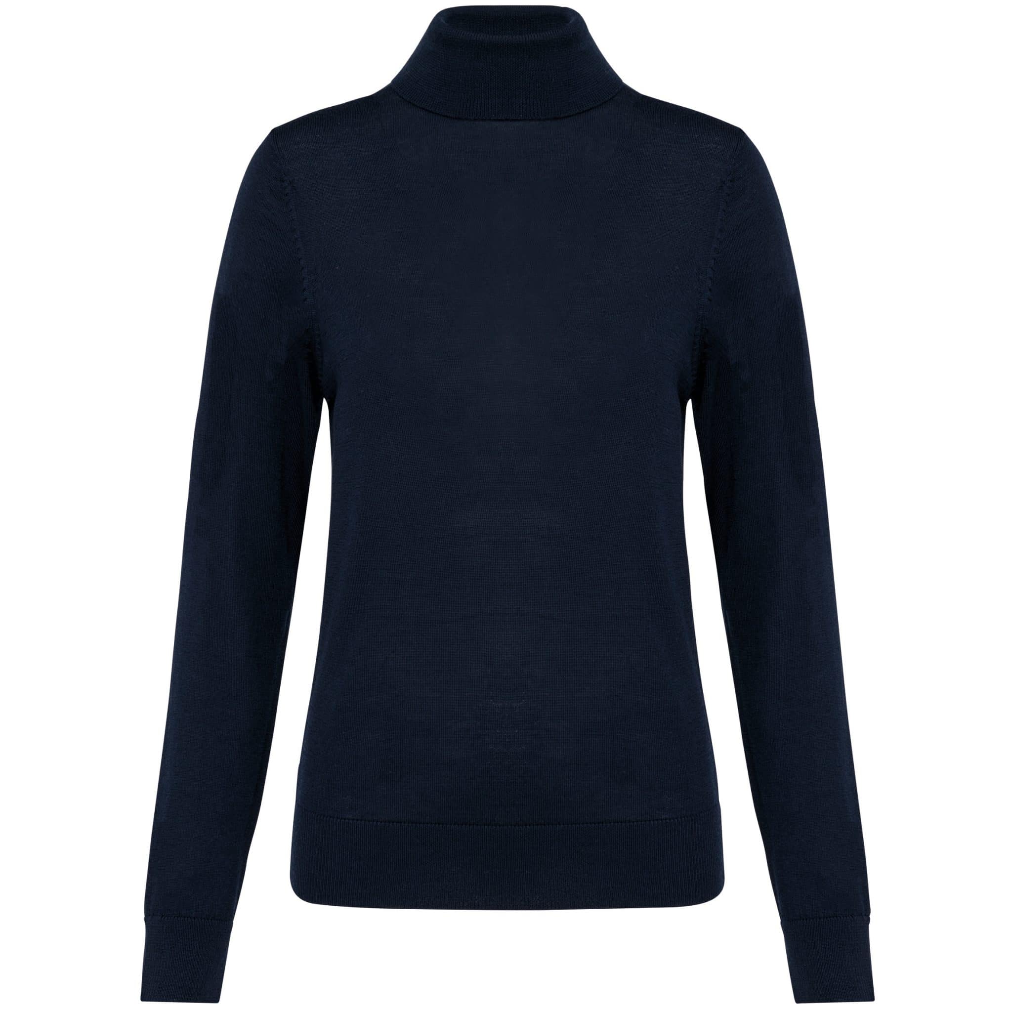 Miniature 13 pour Pull Mérinos col roulé femme