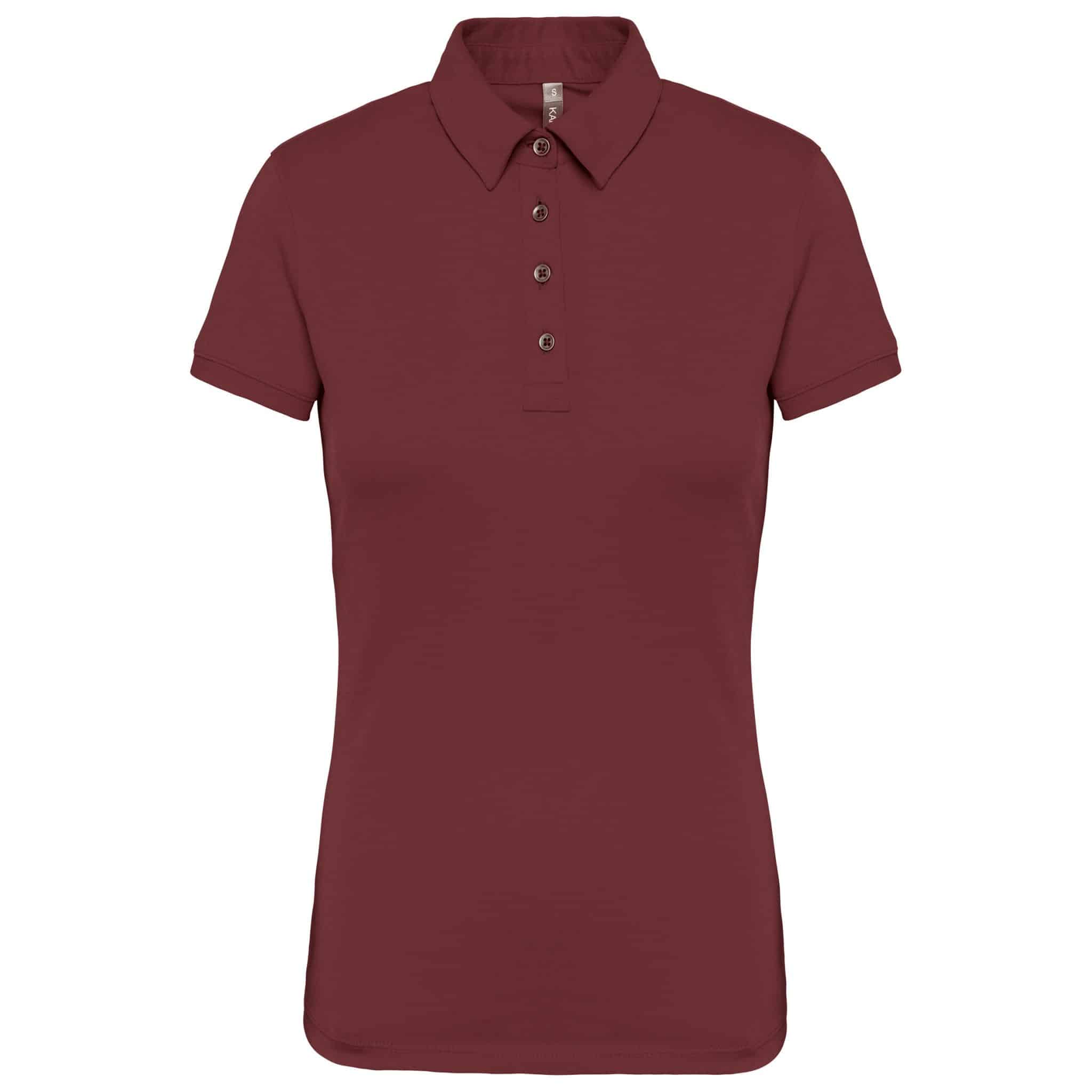 Miniature 24 pour Polo jersey manches courtes femme