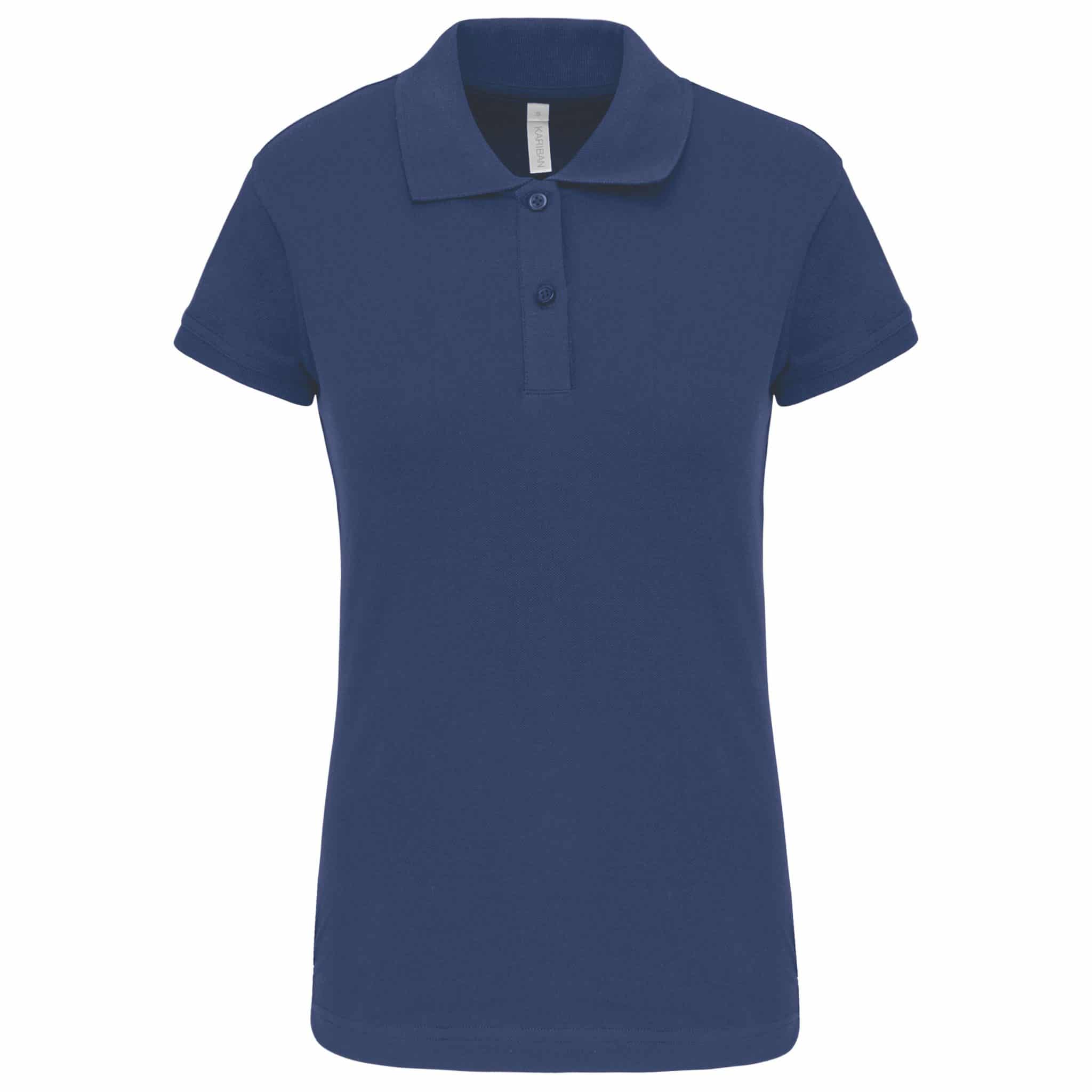Miniature 13 pour Polo piqué manches courtes femme