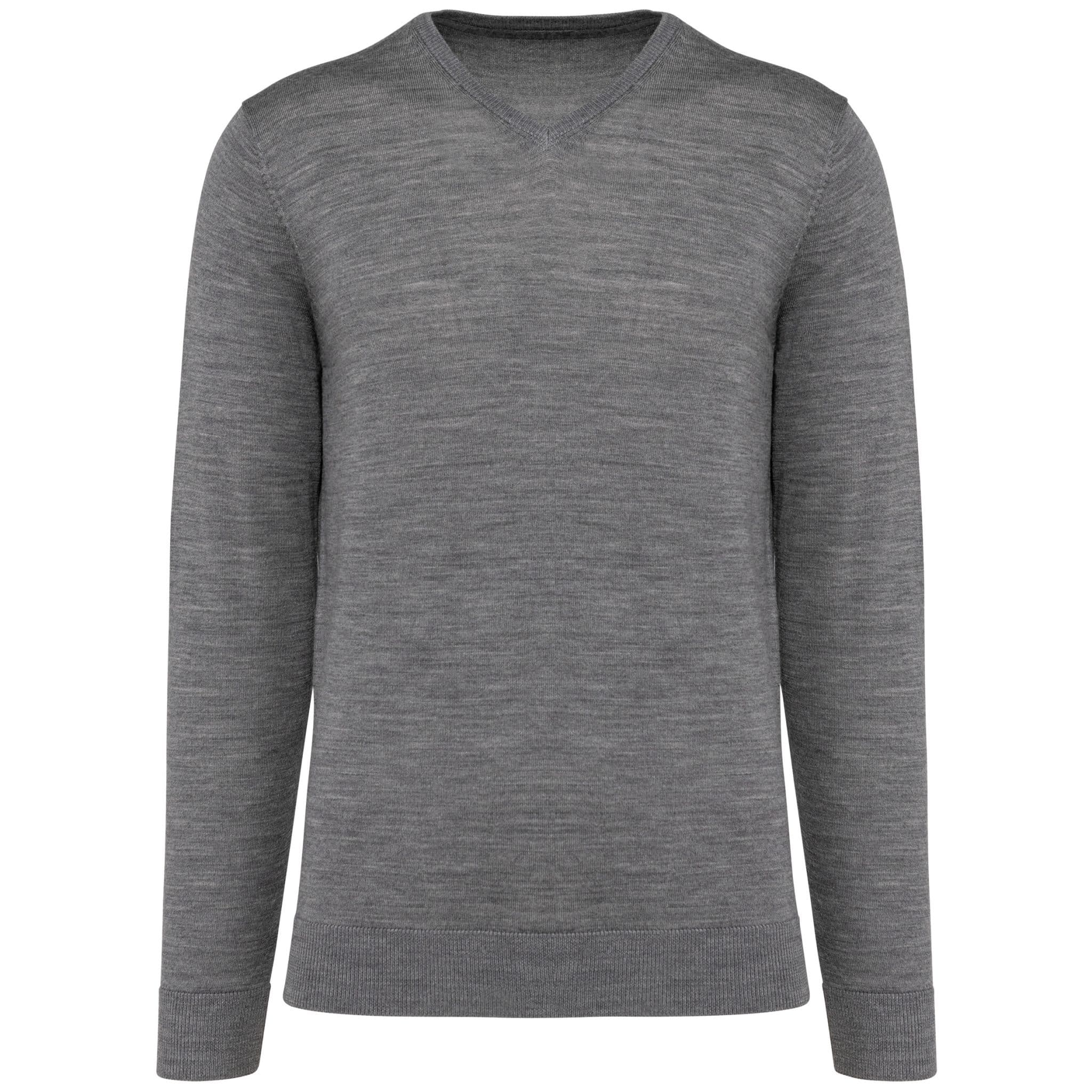 Miniature 17 pour Pull Mérinos col V homme