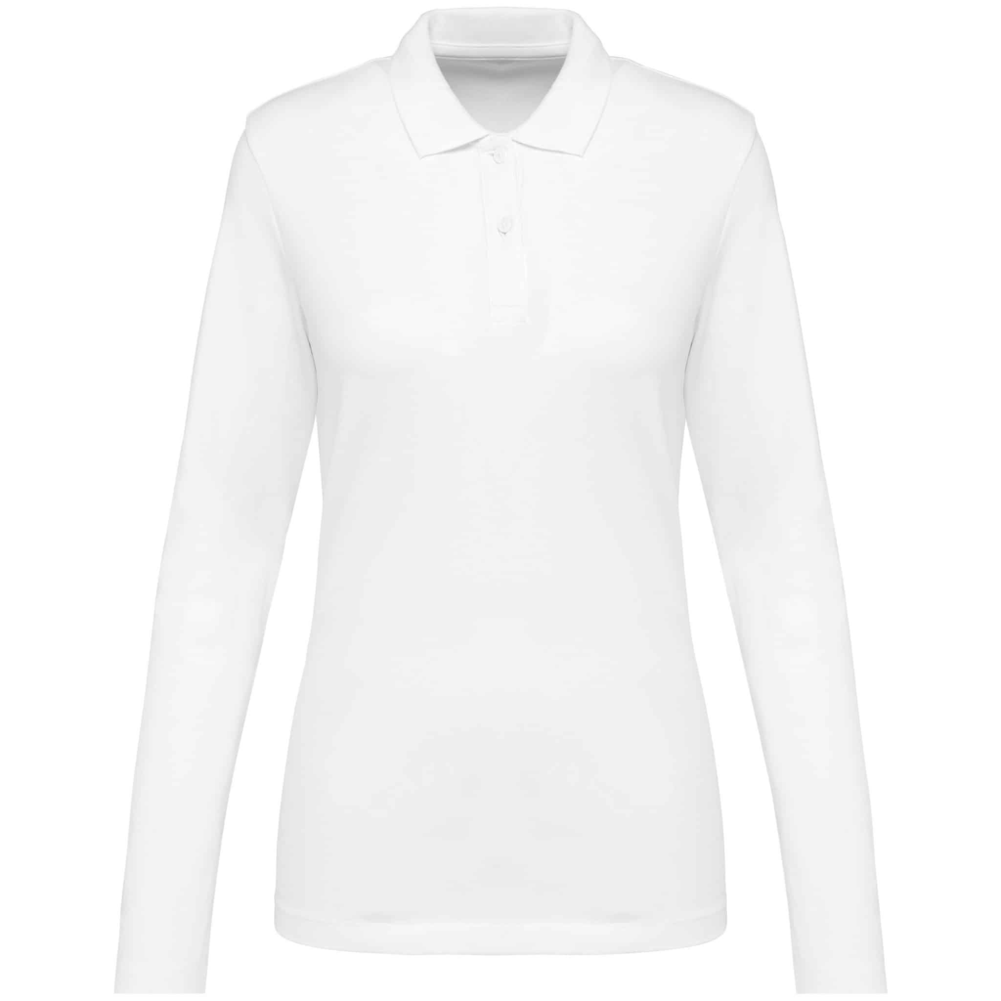 Miniature 16 pour Polo Supima® manches longues femme