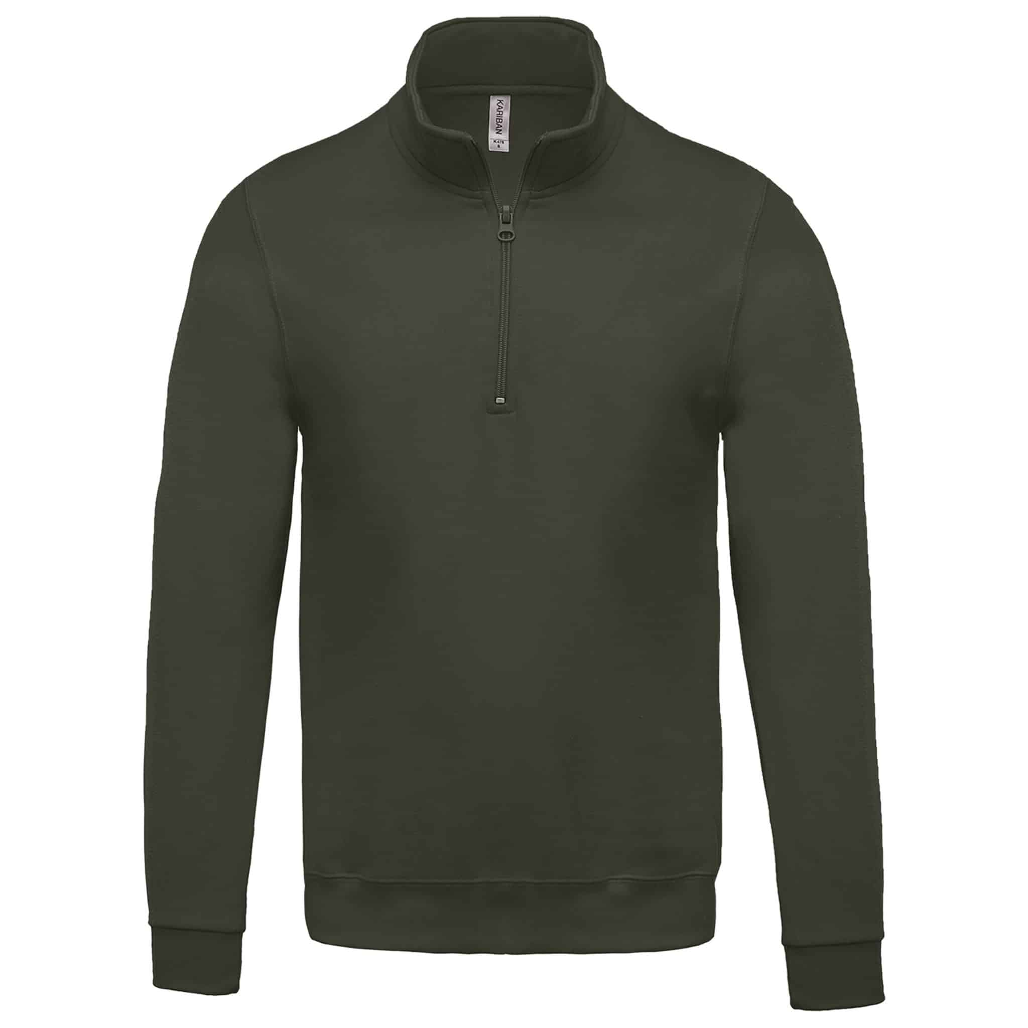 Miniature 11 pour Sweat-shirt col zippé homme