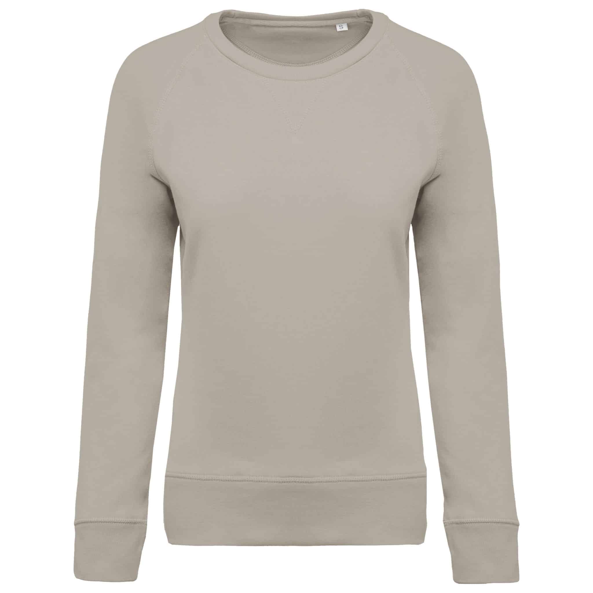 Miniature 13 pour Sweat-shirt Bio col rond manches raglan femme