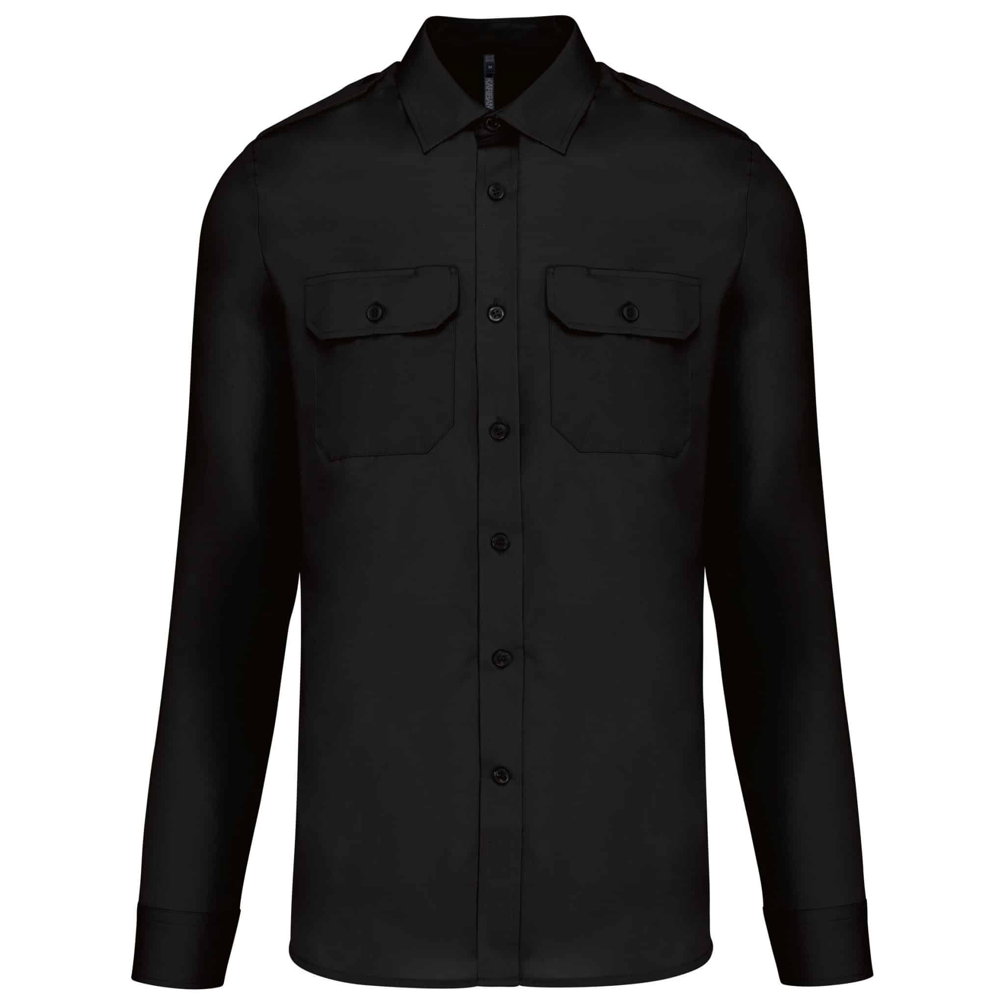 Miniature 13 pour Chemise pilote manches longues homme