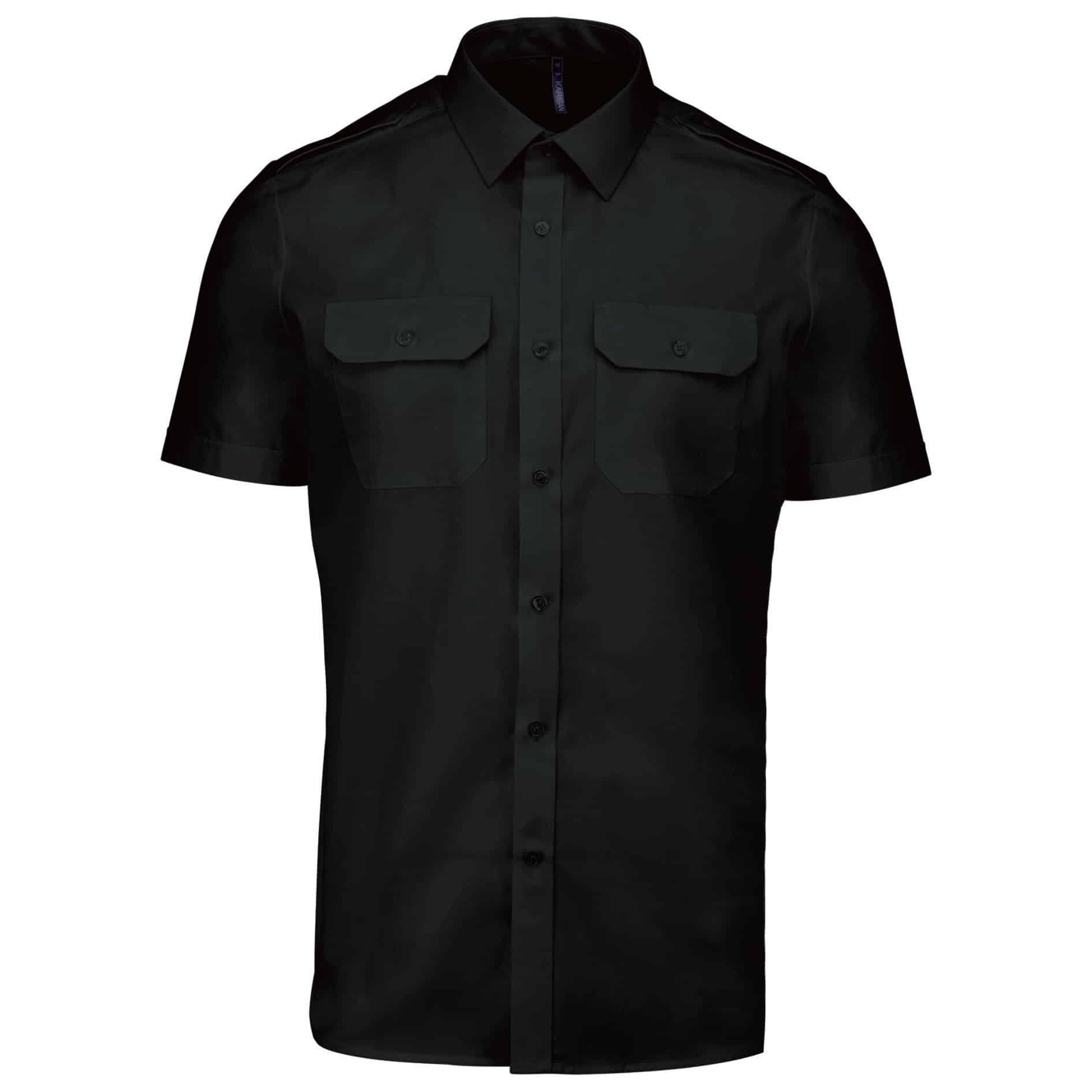 Miniature 12 pour Chemise pilote manches courtes homme