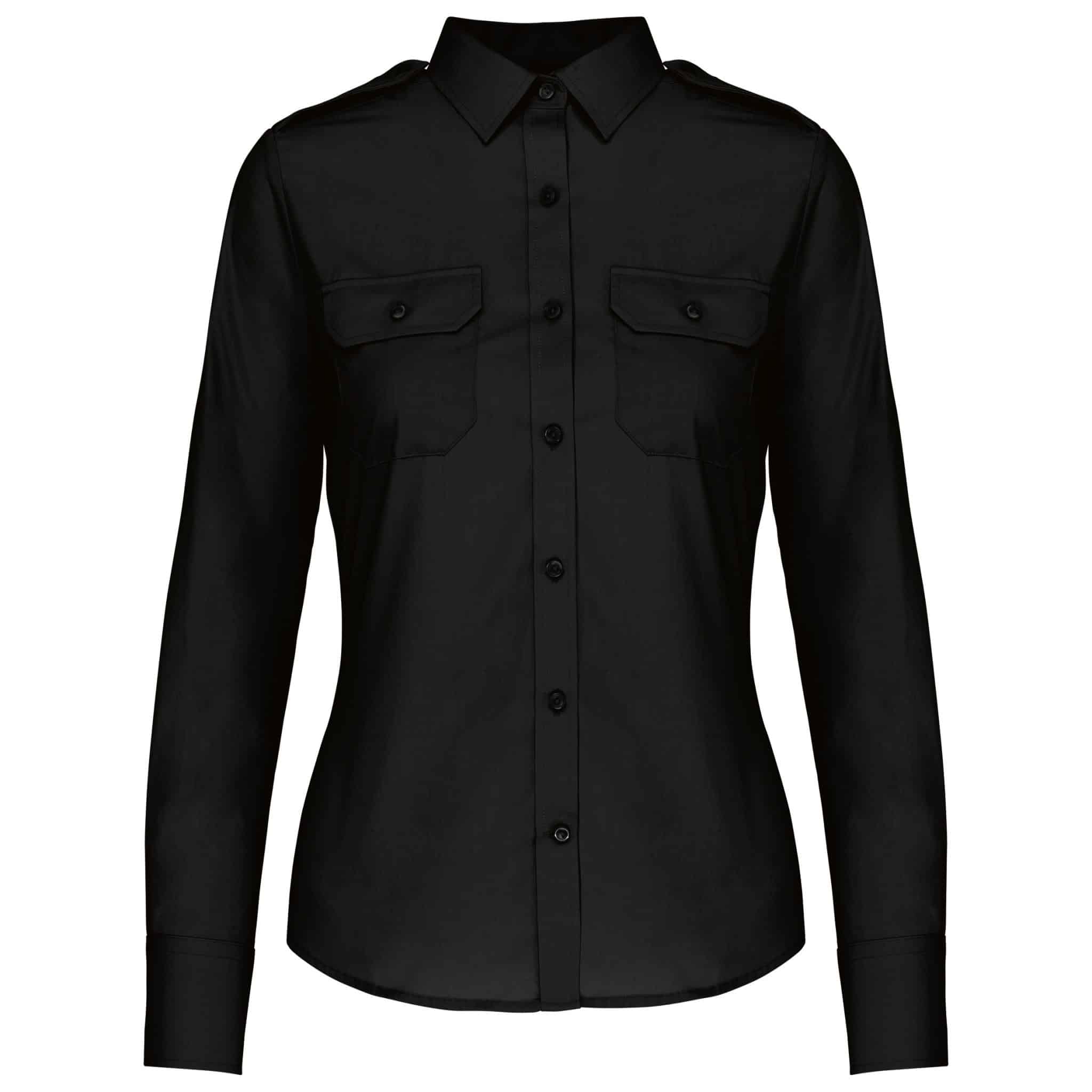 Miniature 13 pour Chemise pilote manches longues femme