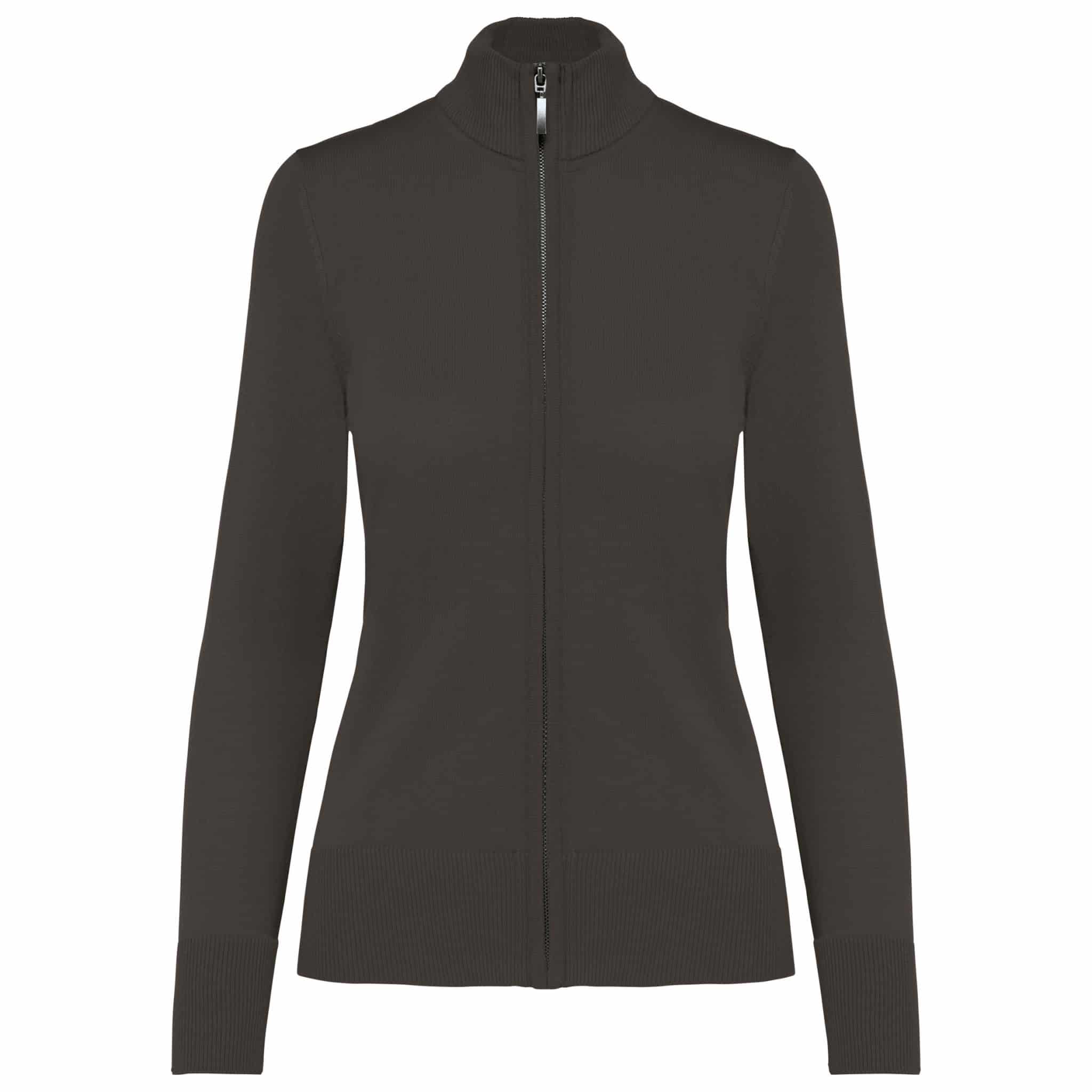 Miniature 10 pour Cardigan zippé femme