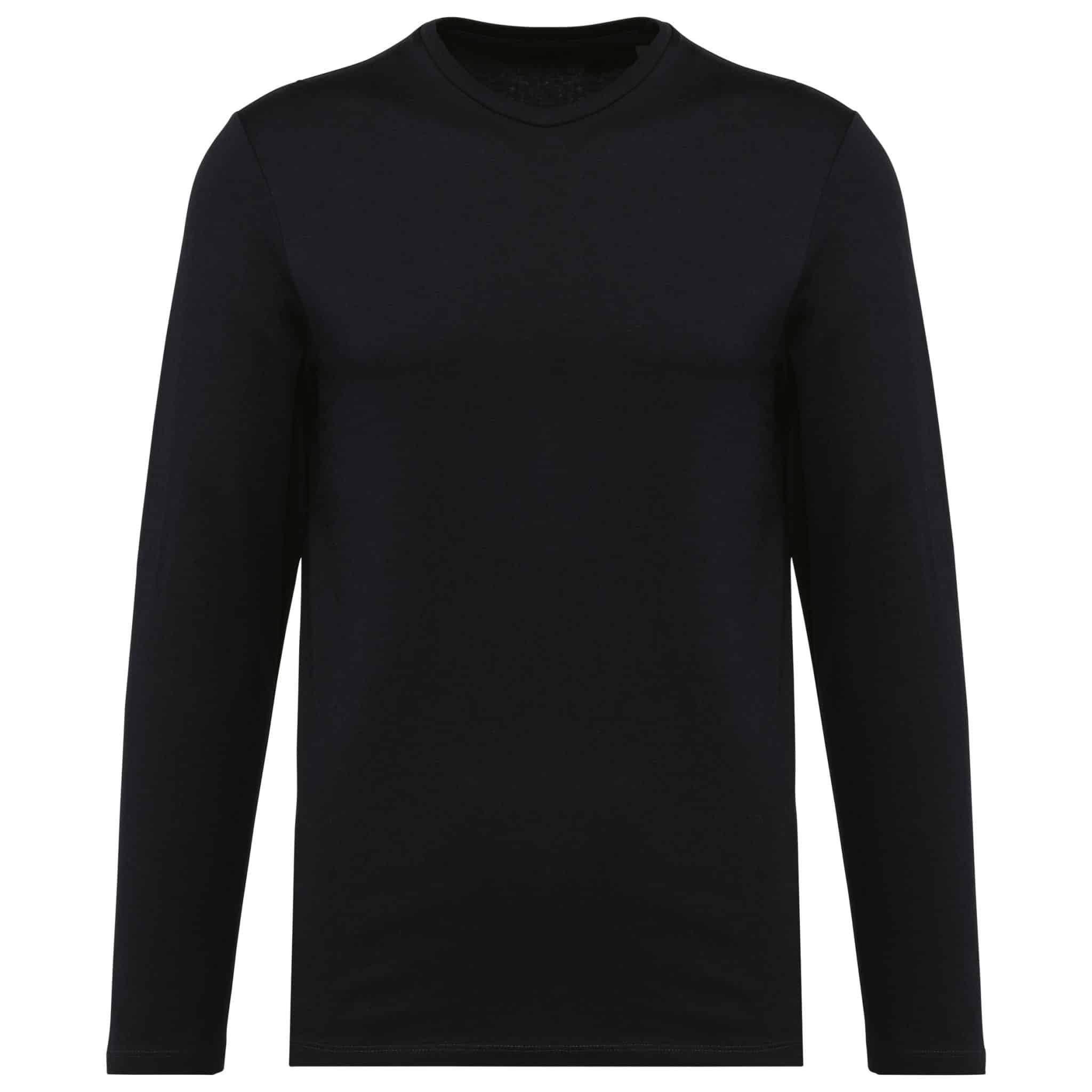 Miniature 11 pour T-shirt Supima® col rond manches longues homme