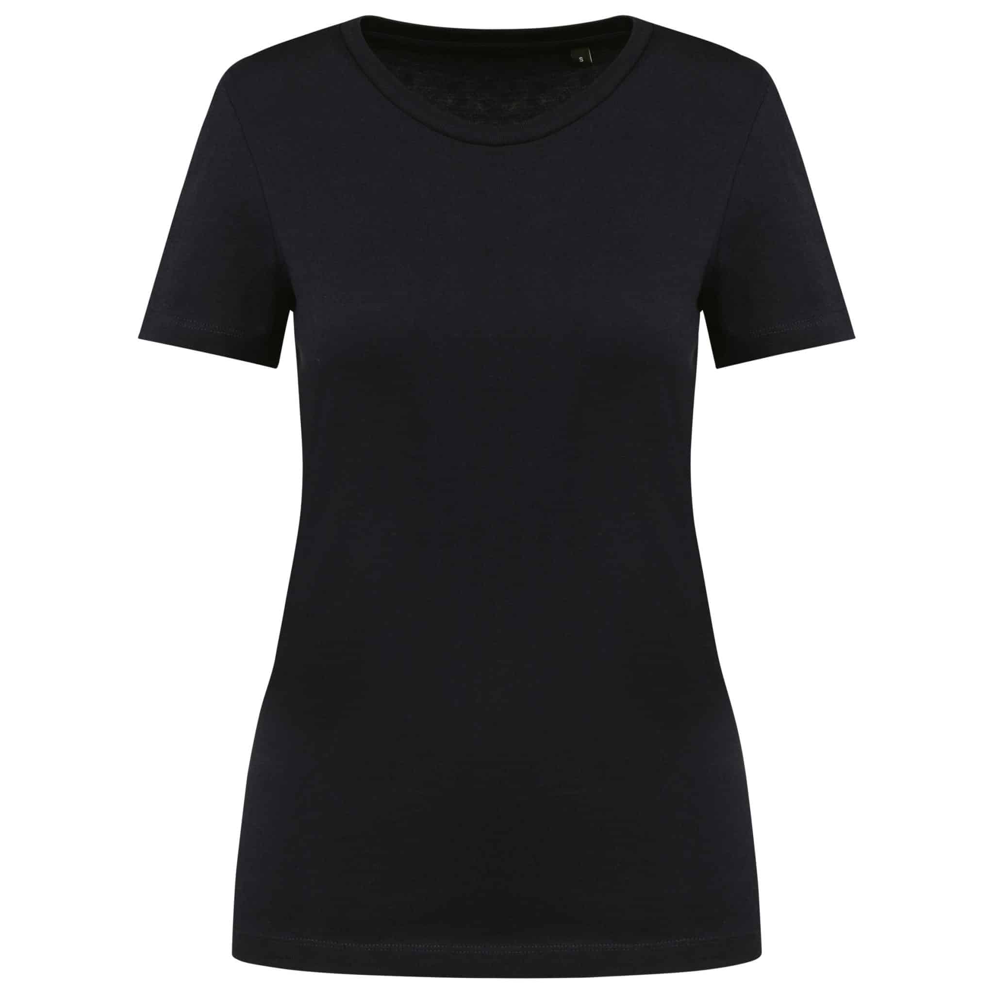 Miniature 12 pour T-shirt Supima® col rond manches courtes femme