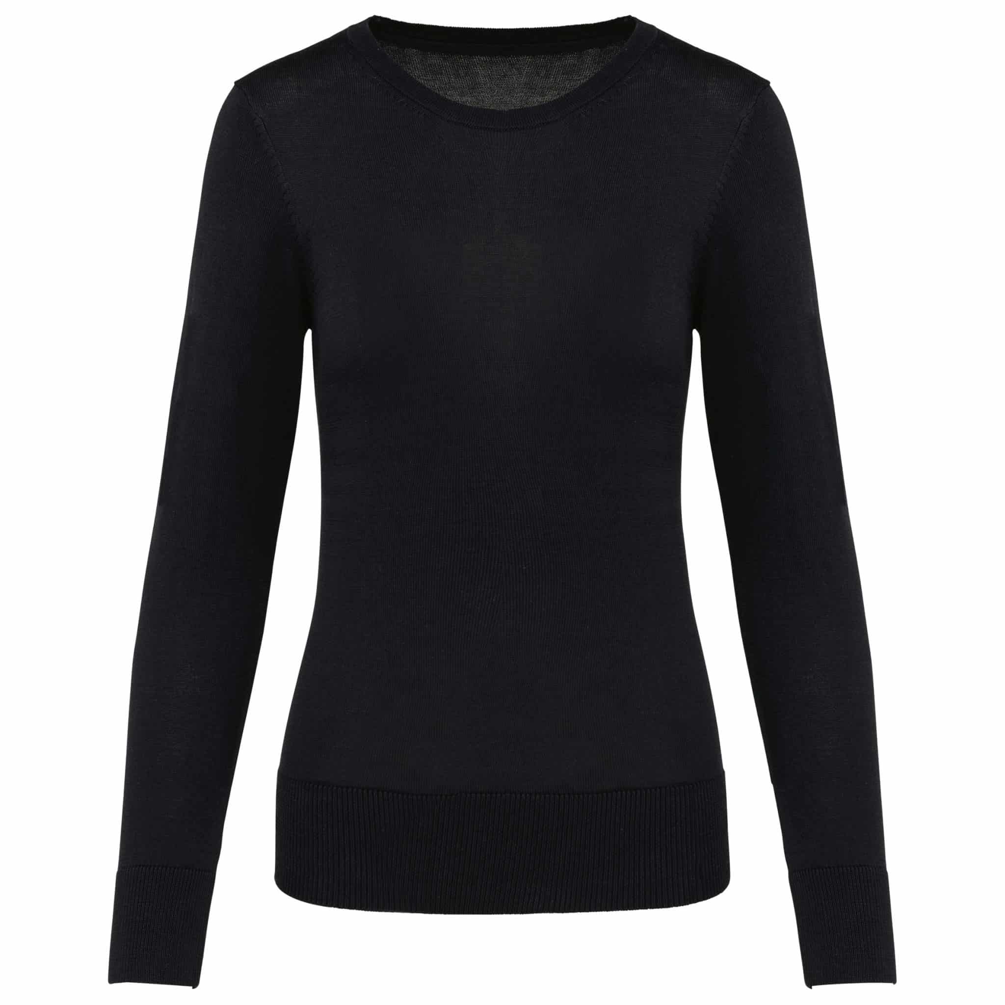 Miniature 14 pour Pull Supima® col rond  femme
