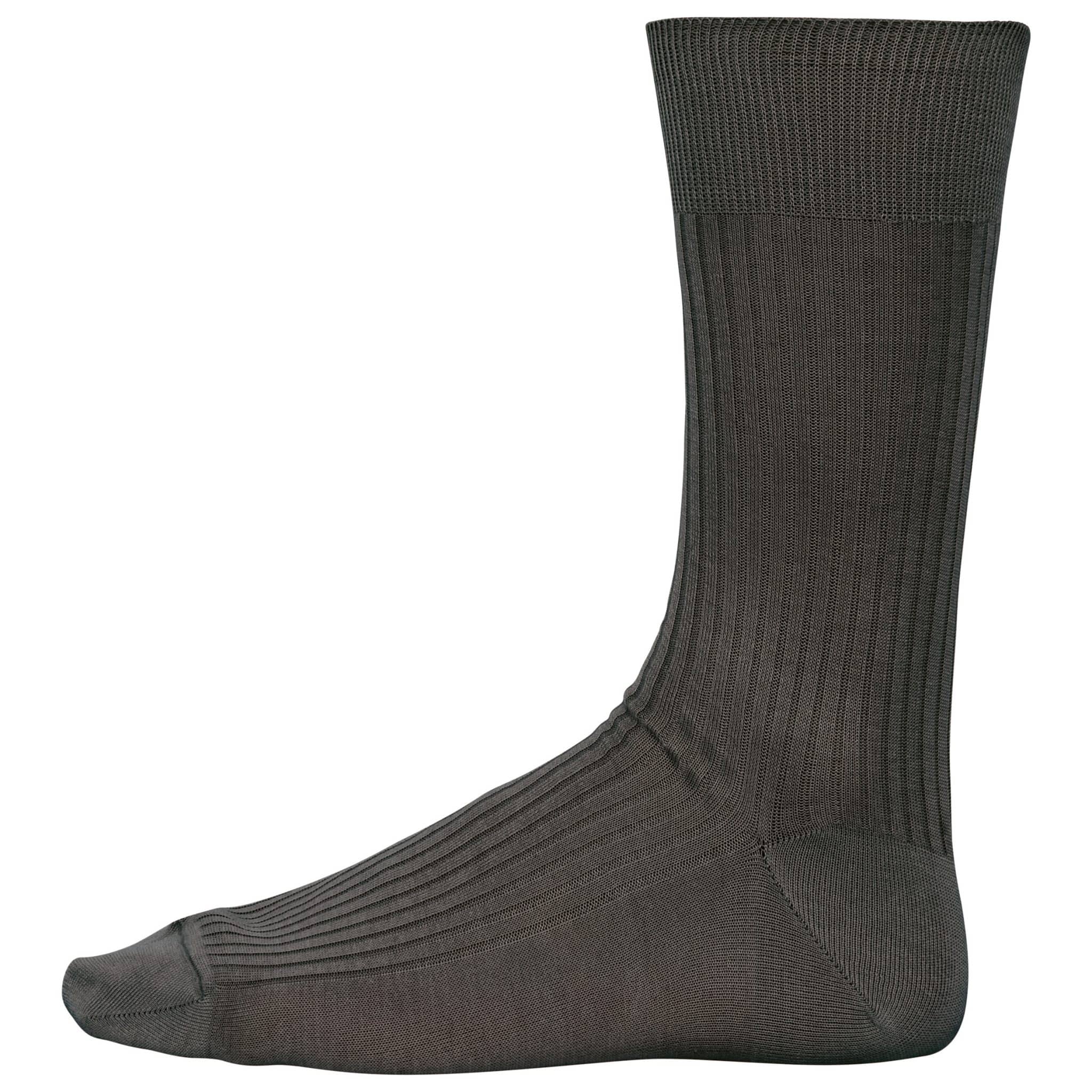 Miniature 6 pour Chaussettes coton rib 4x2 fil d'Écosse homme