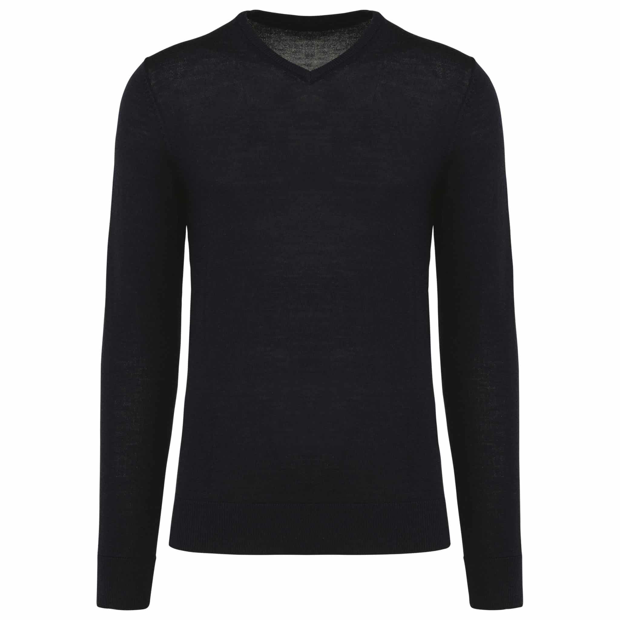 Miniature 15 pour Pull Mérinos col V homme