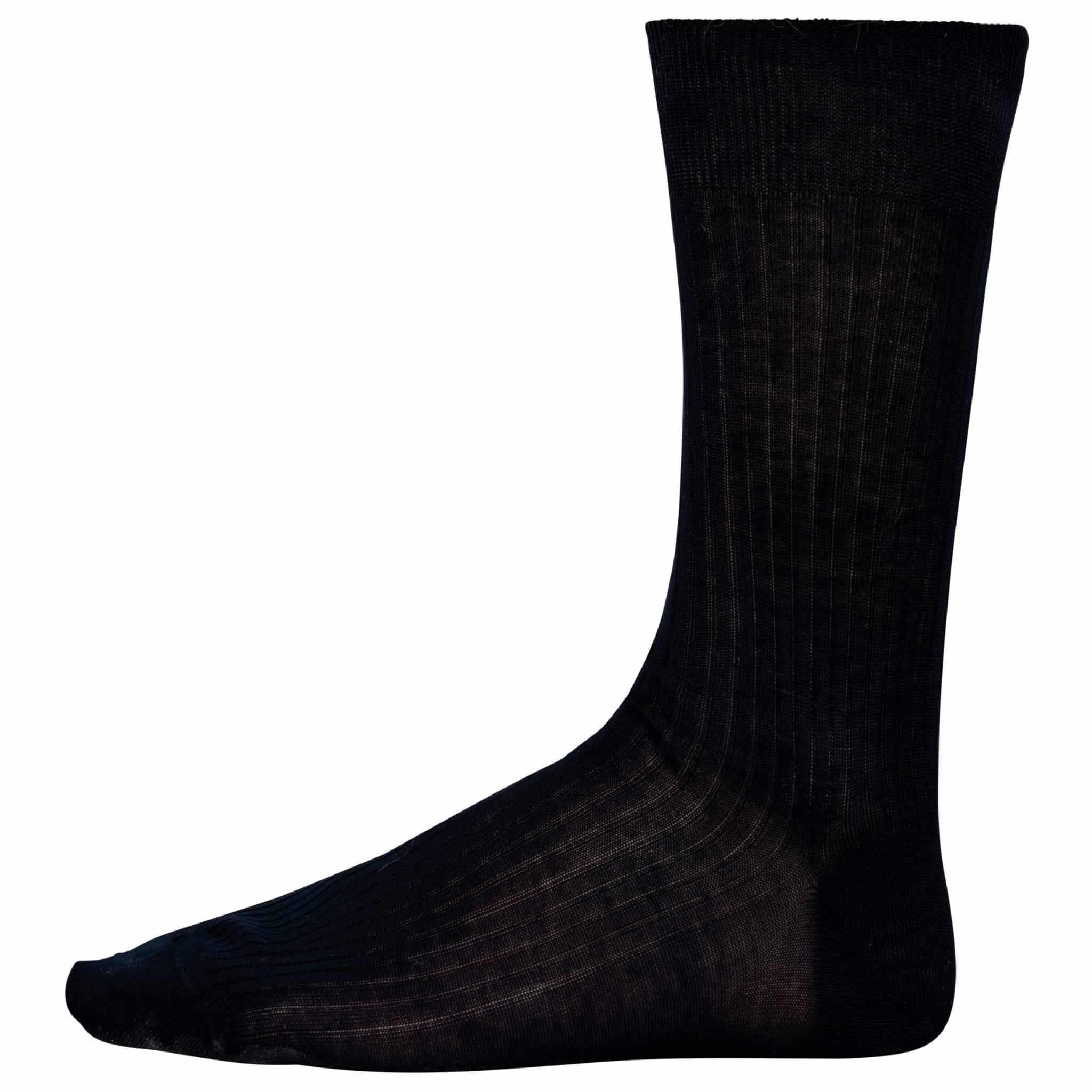 Miniature 7 pour Chaussettes coton rib 4x2 fil d'Écosse homme