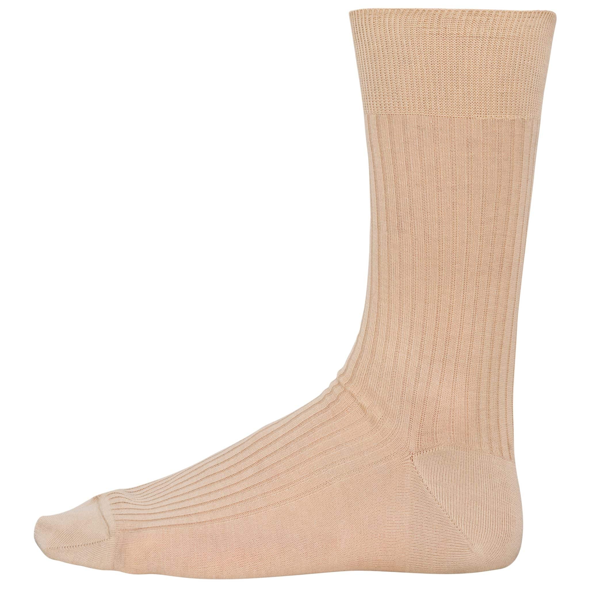 Miniature 3 pour Chaussettes coton rib 4x2 fil d'Écosse homme