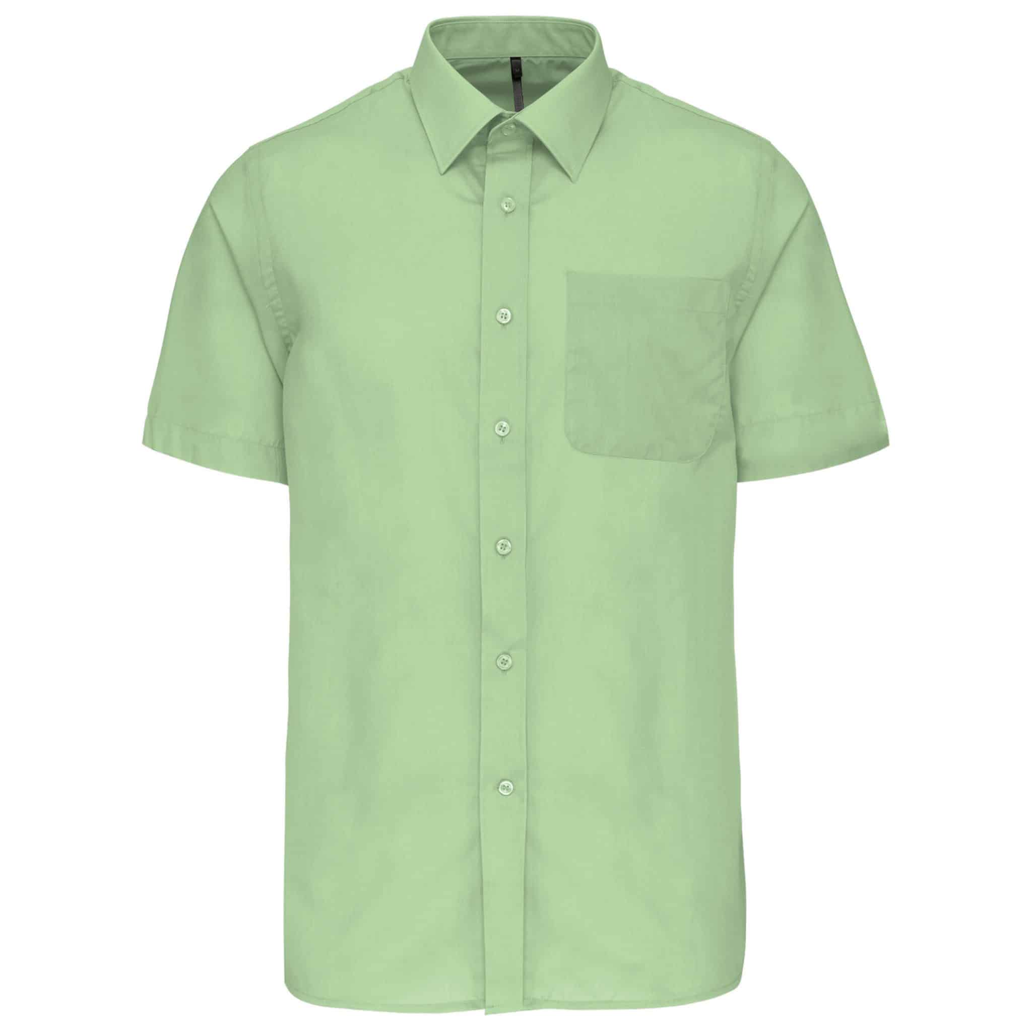 Miniature 29 pour Chemise popeline polycoton manches courtes entretien facile homme