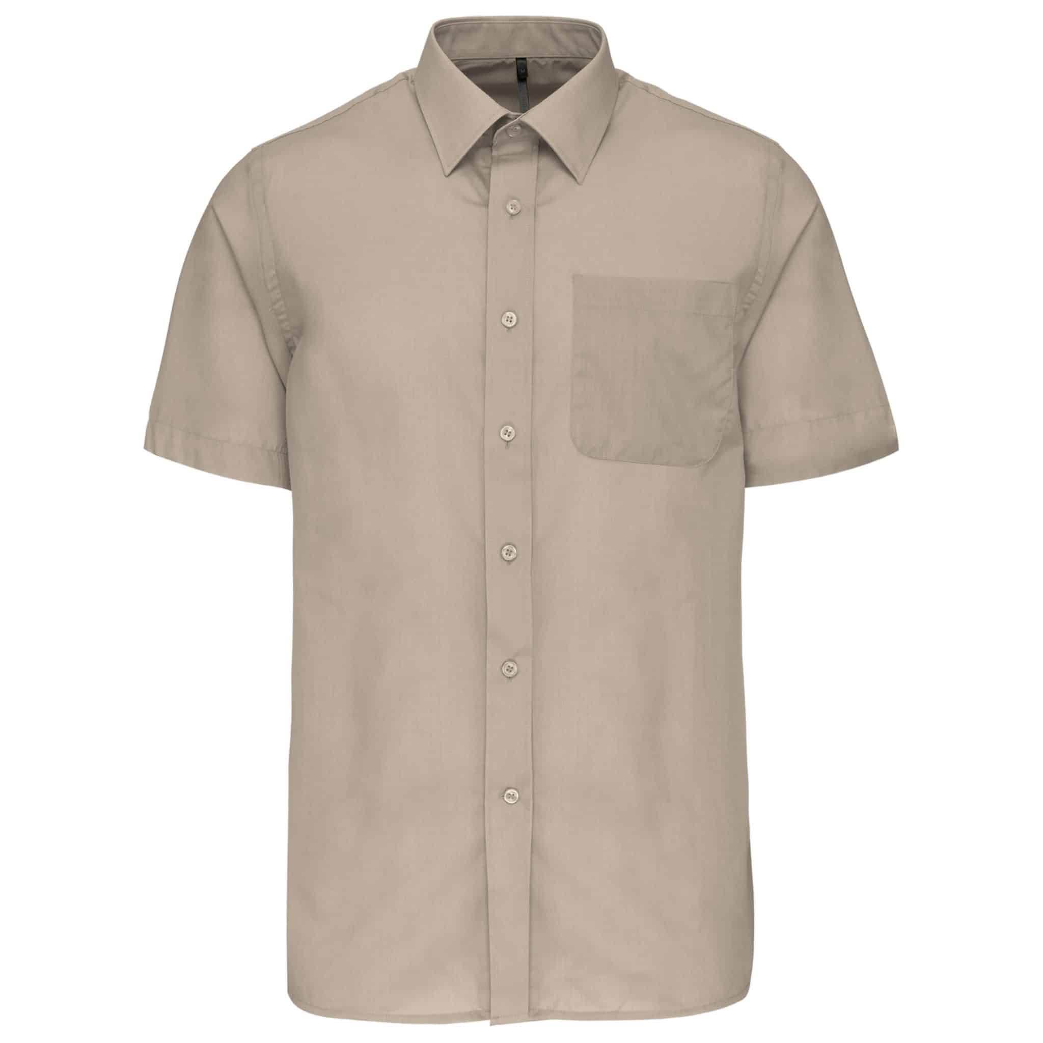 Miniature 11 pour Chemise popeline polycoton manches courtes entretien facile homme