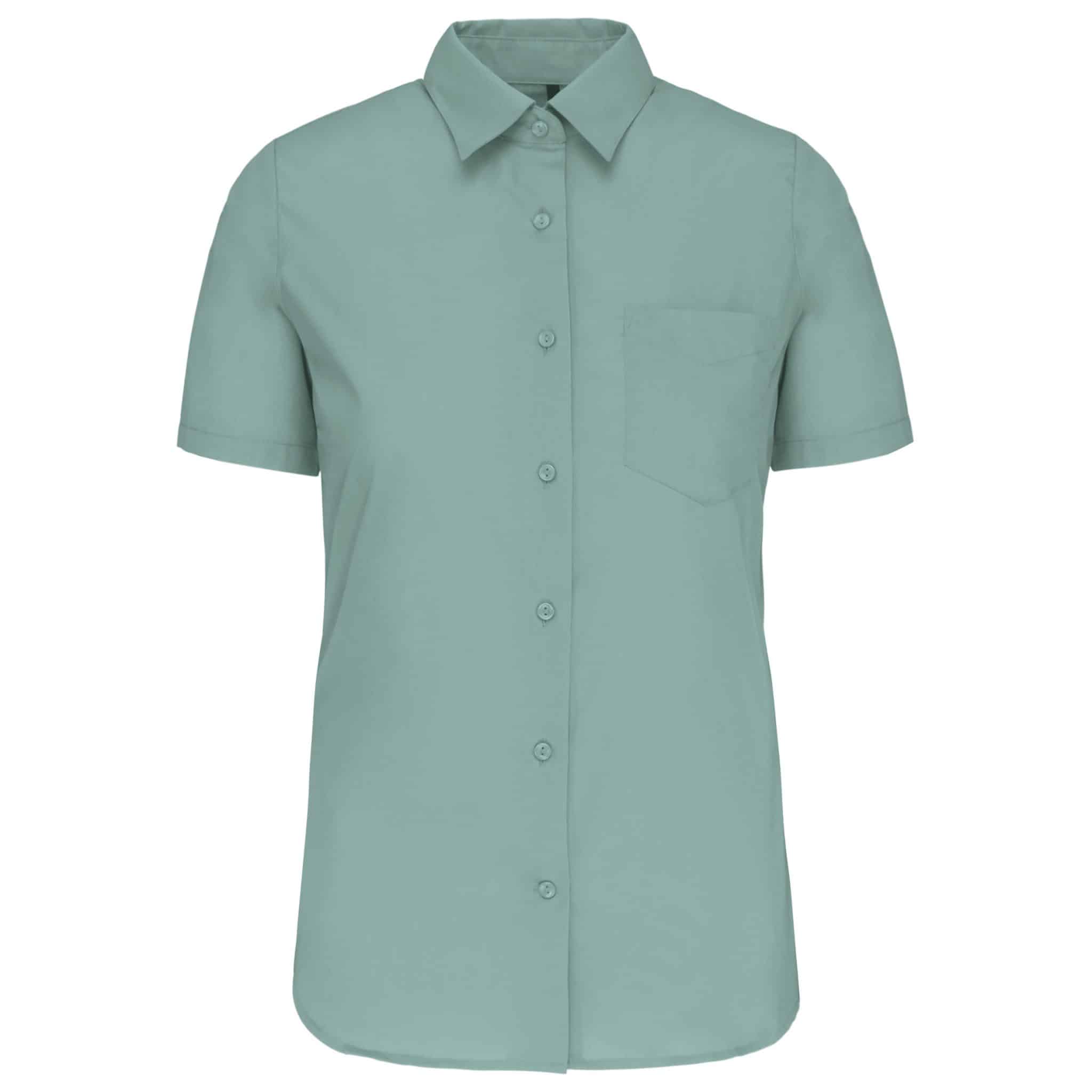 Miniature 32 pour Chemise popeline polycoton manches courtes entretien facile femme