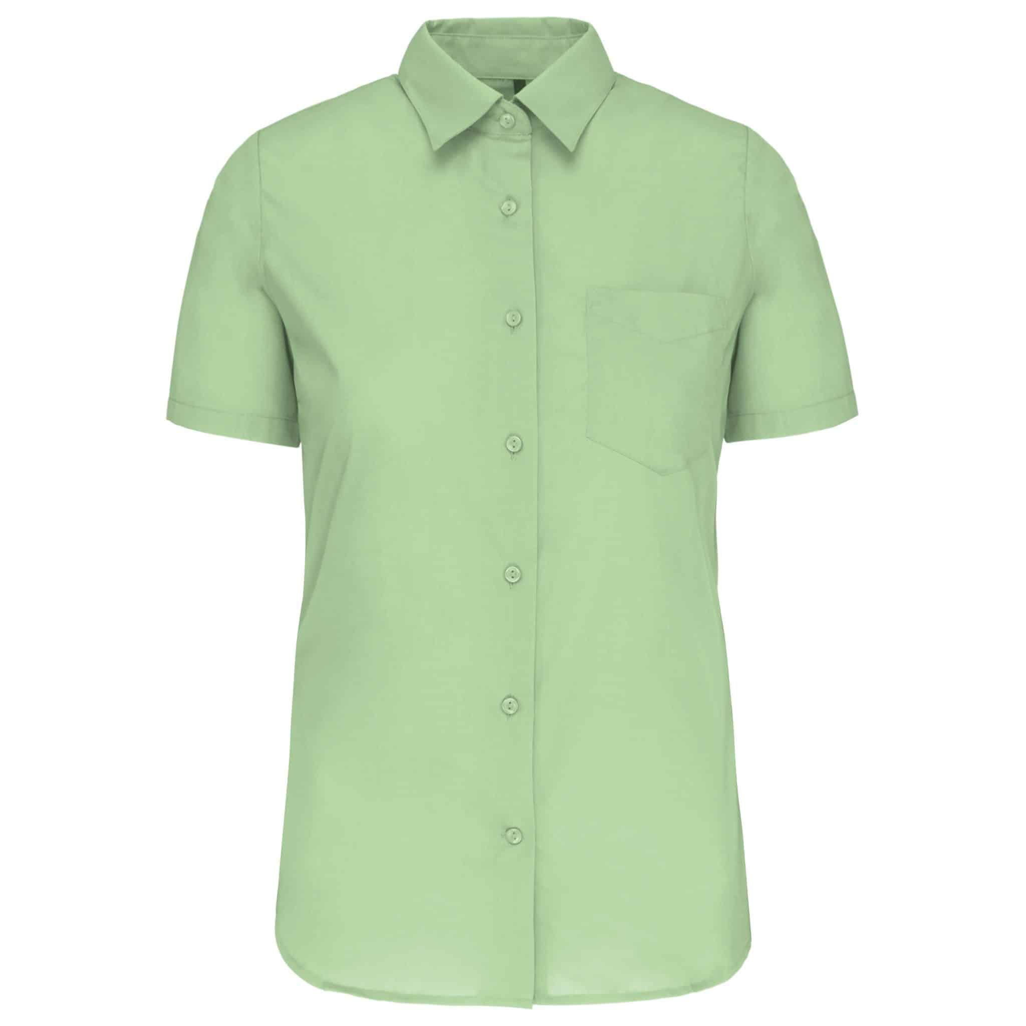 Miniature 30 pour Chemise popeline polycoton manches courtes entretien facile femme