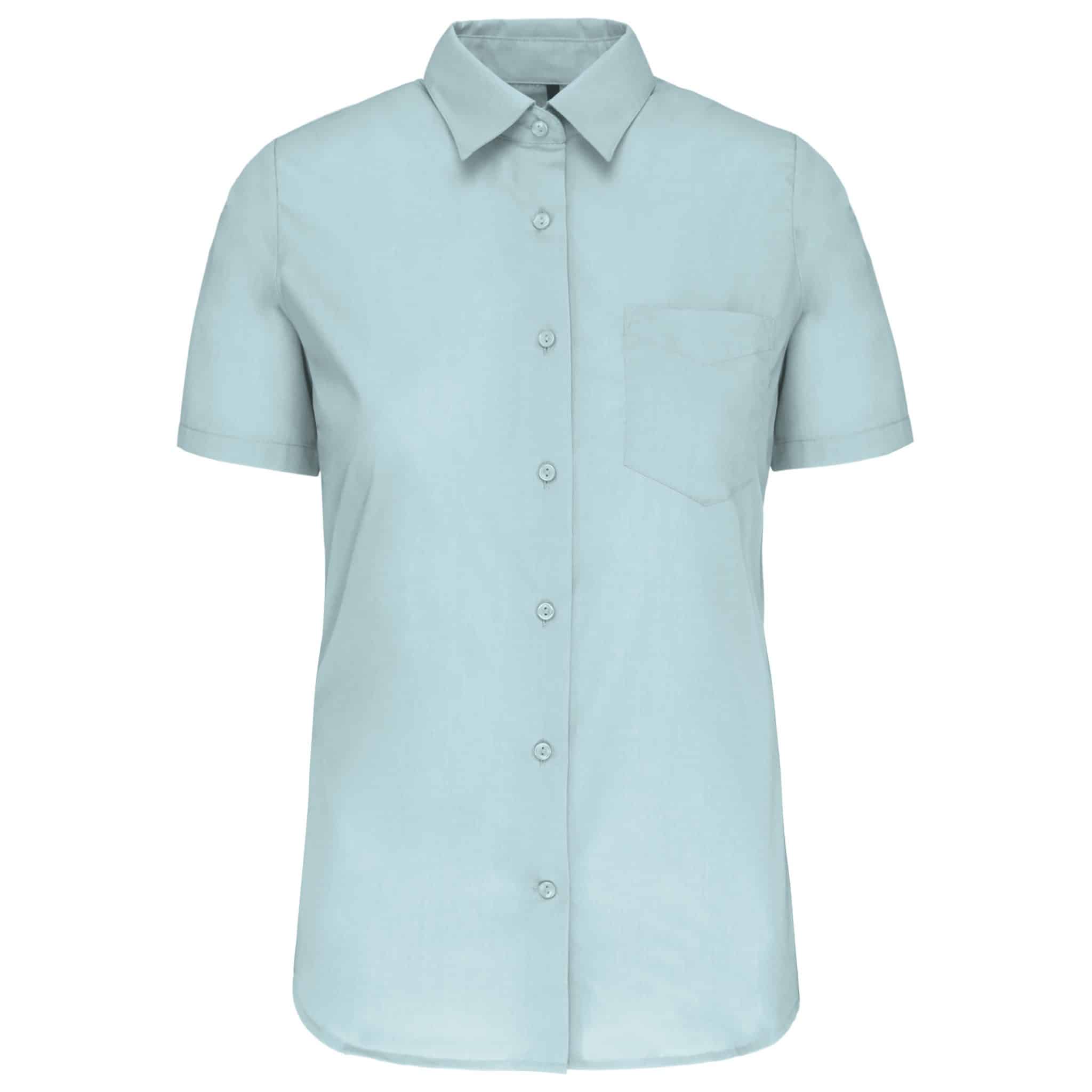 Miniature 22 pour Chemise popeline polycoton manches courtes entretien facile femme