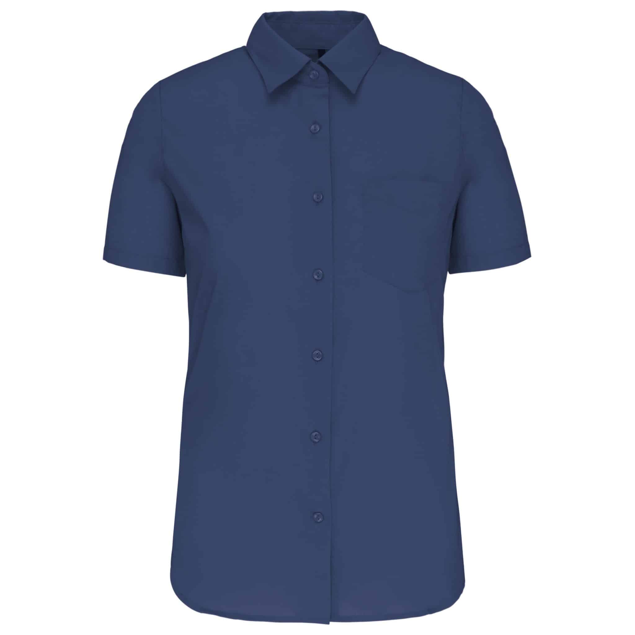 Miniature 19 pour Chemise popeline polycoton manches courtes entretien facile femme